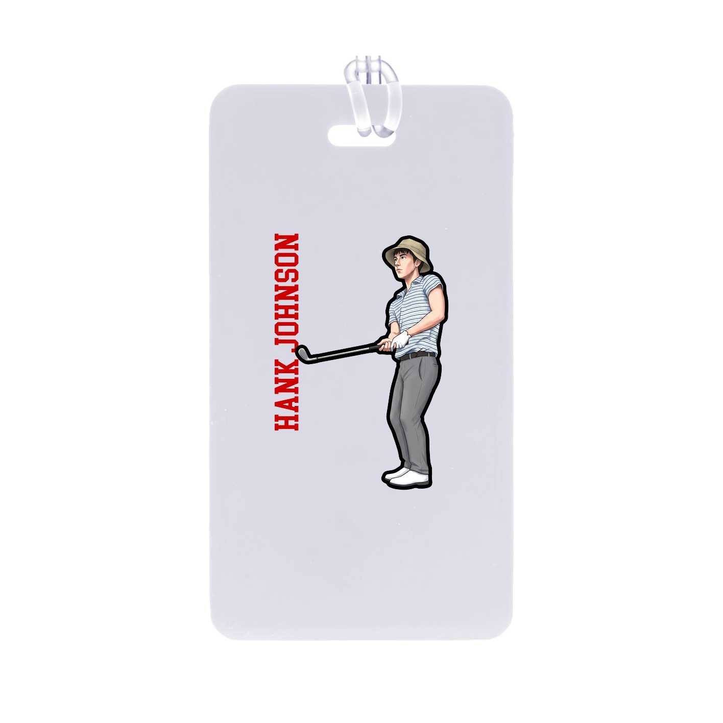 Bag Tag — Name Vertical in Classic