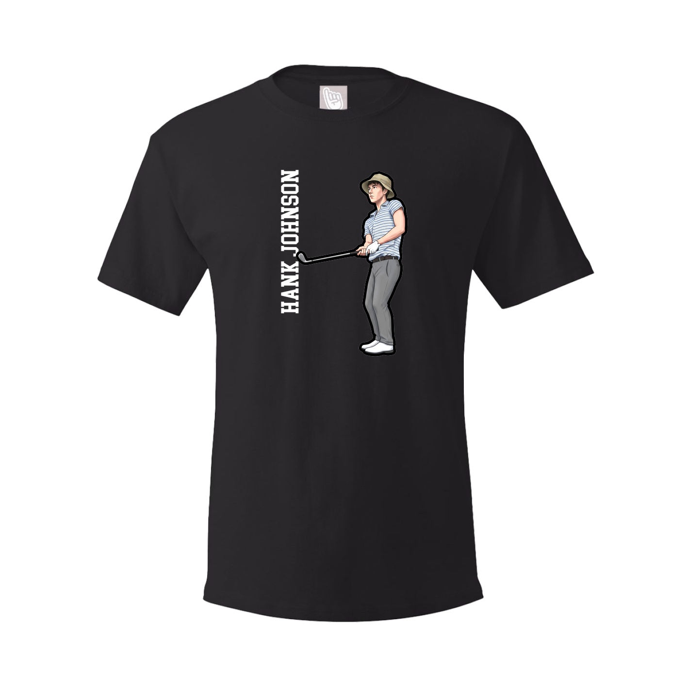 Youth Tee — Name Vertical in Black