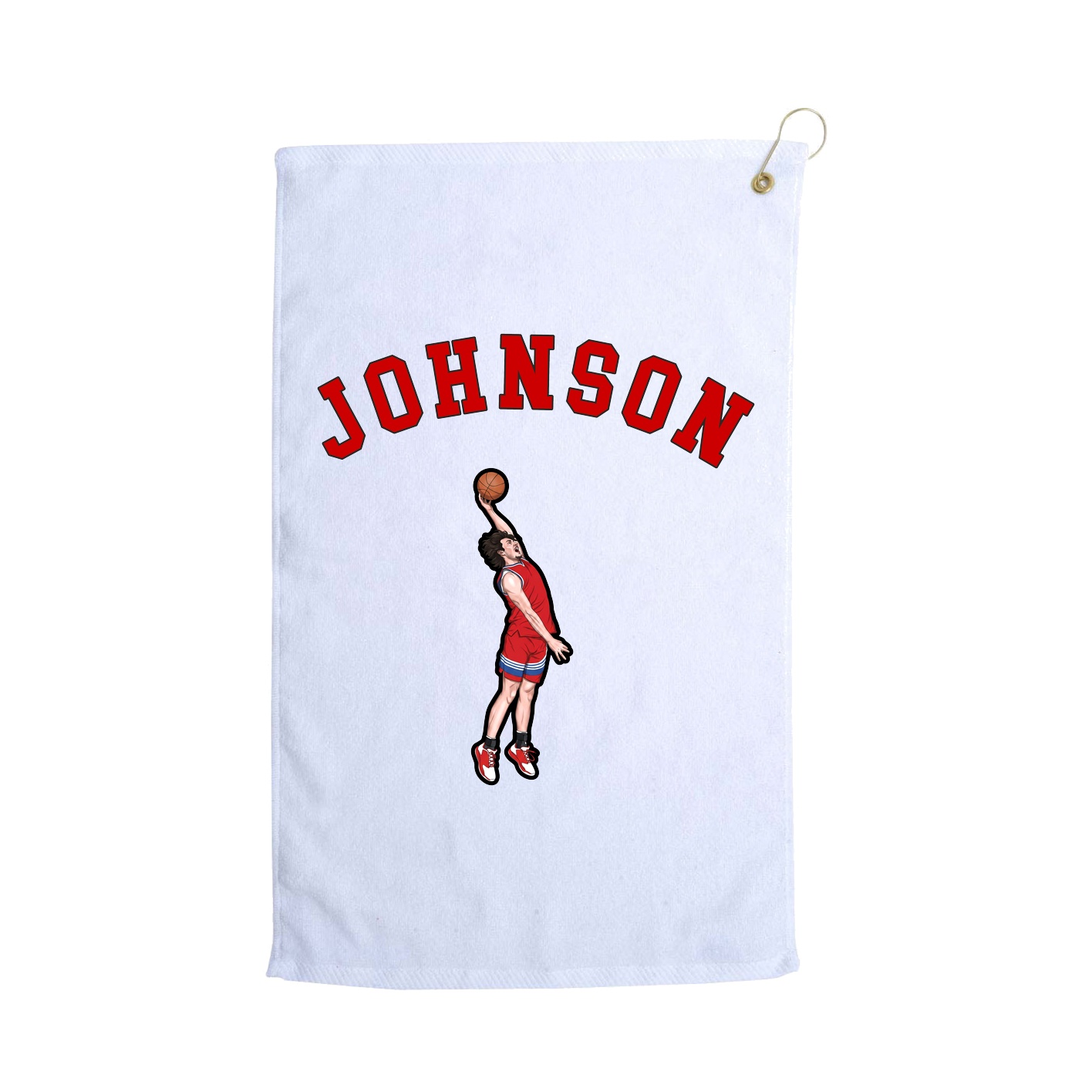 Golf Towel — Shirsey Arch in White