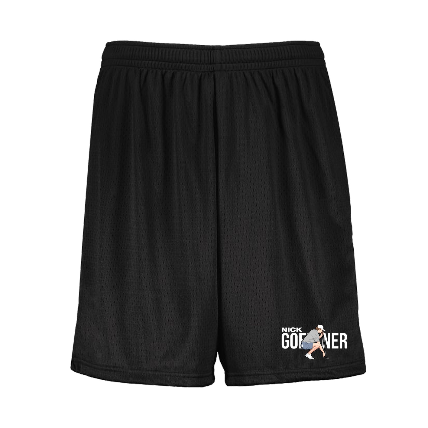 Shorts — Player Name in Black