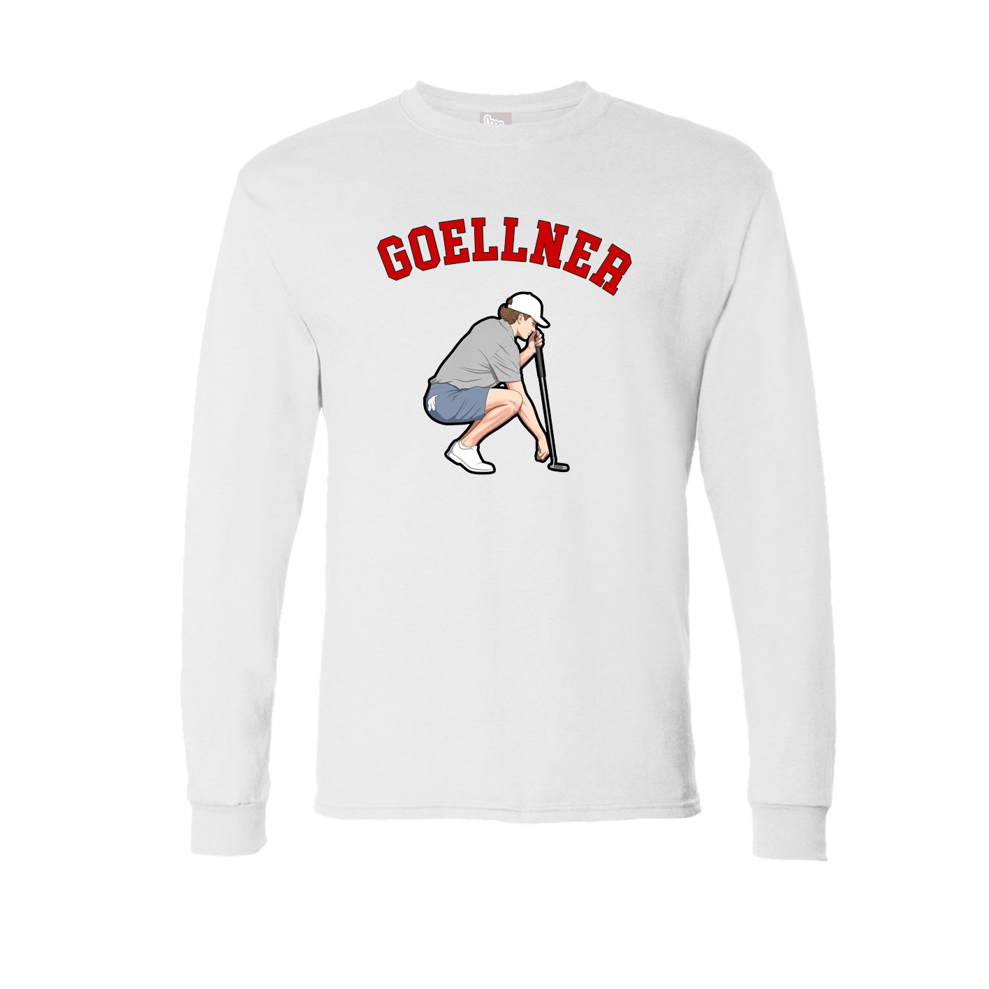 Long Sleeve Tee — Shirsey Arch in White