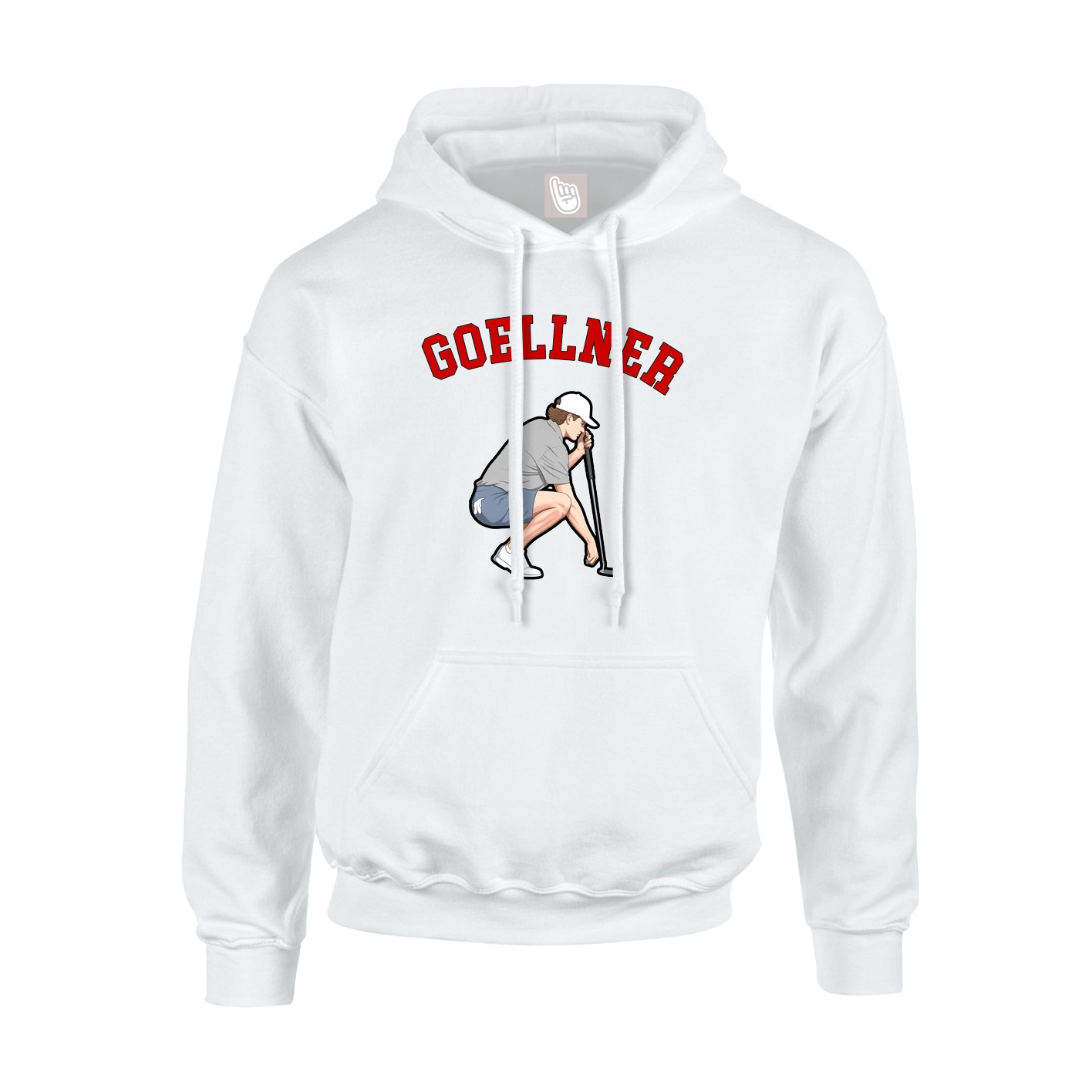 Hoodie — Shirsey Arch in White