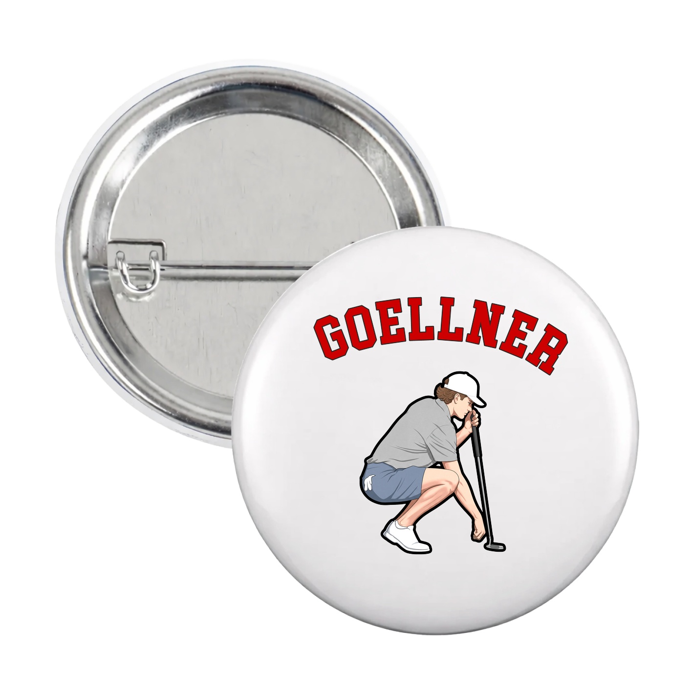 Game Day Button — Shirsey Arch in White