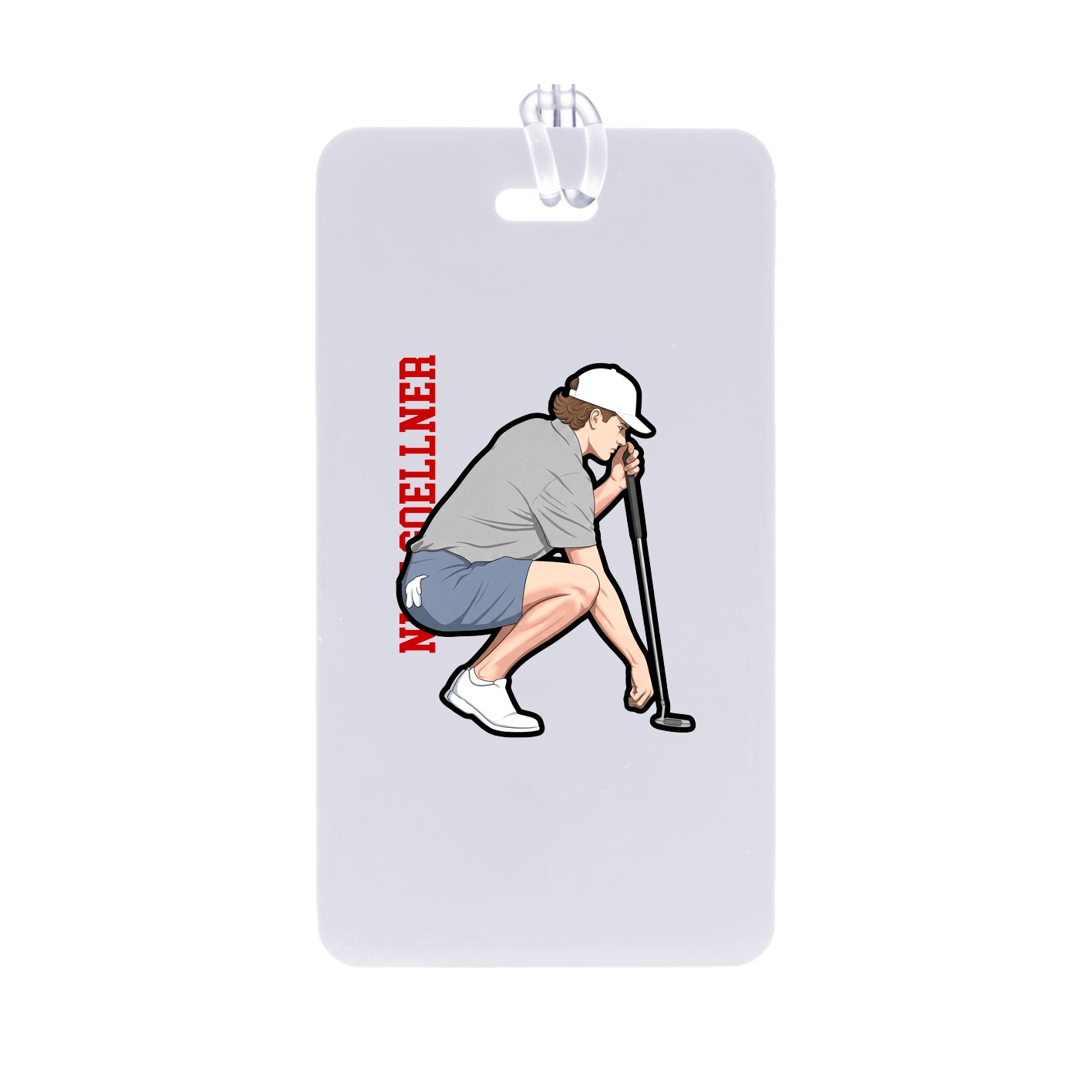 Bag Tag — Name Vertical in Classic