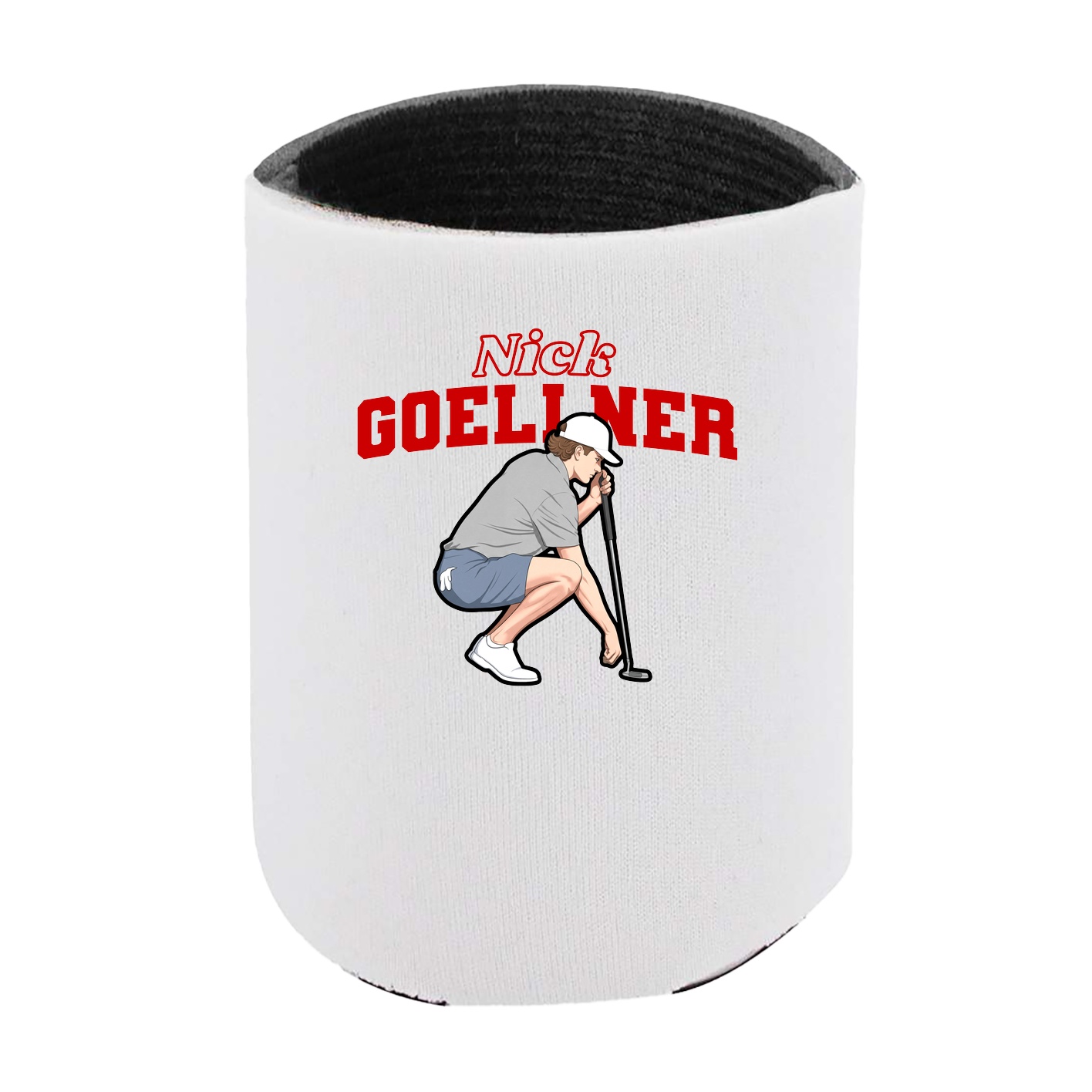 Can Holder — Name Arch in White