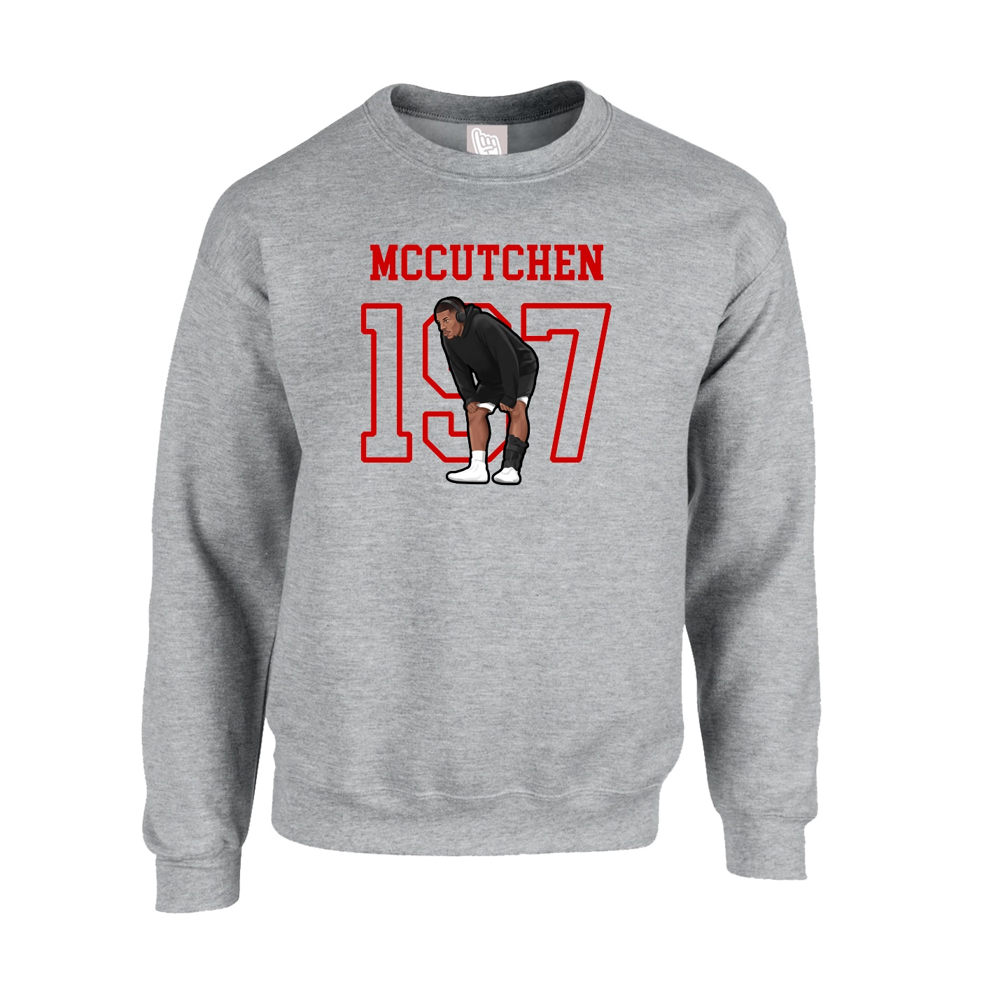 Fleece Crew — Shirsey in Grey