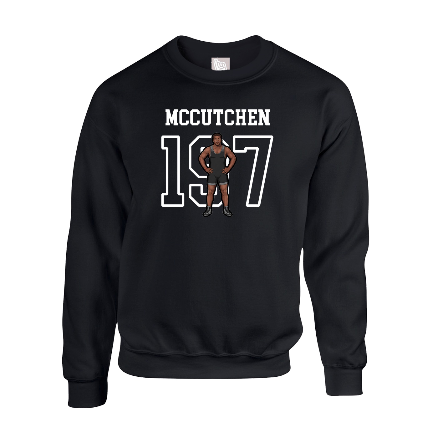 Fleece Crew — Shirsey in Black