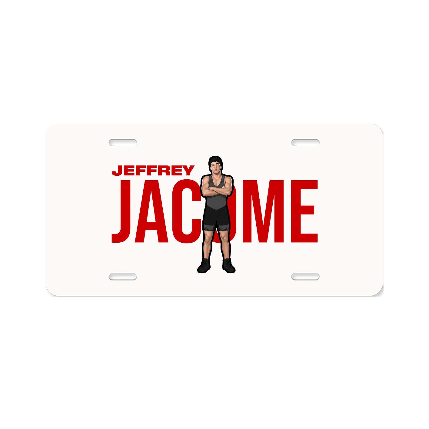 License Plate — Player Name in Classic