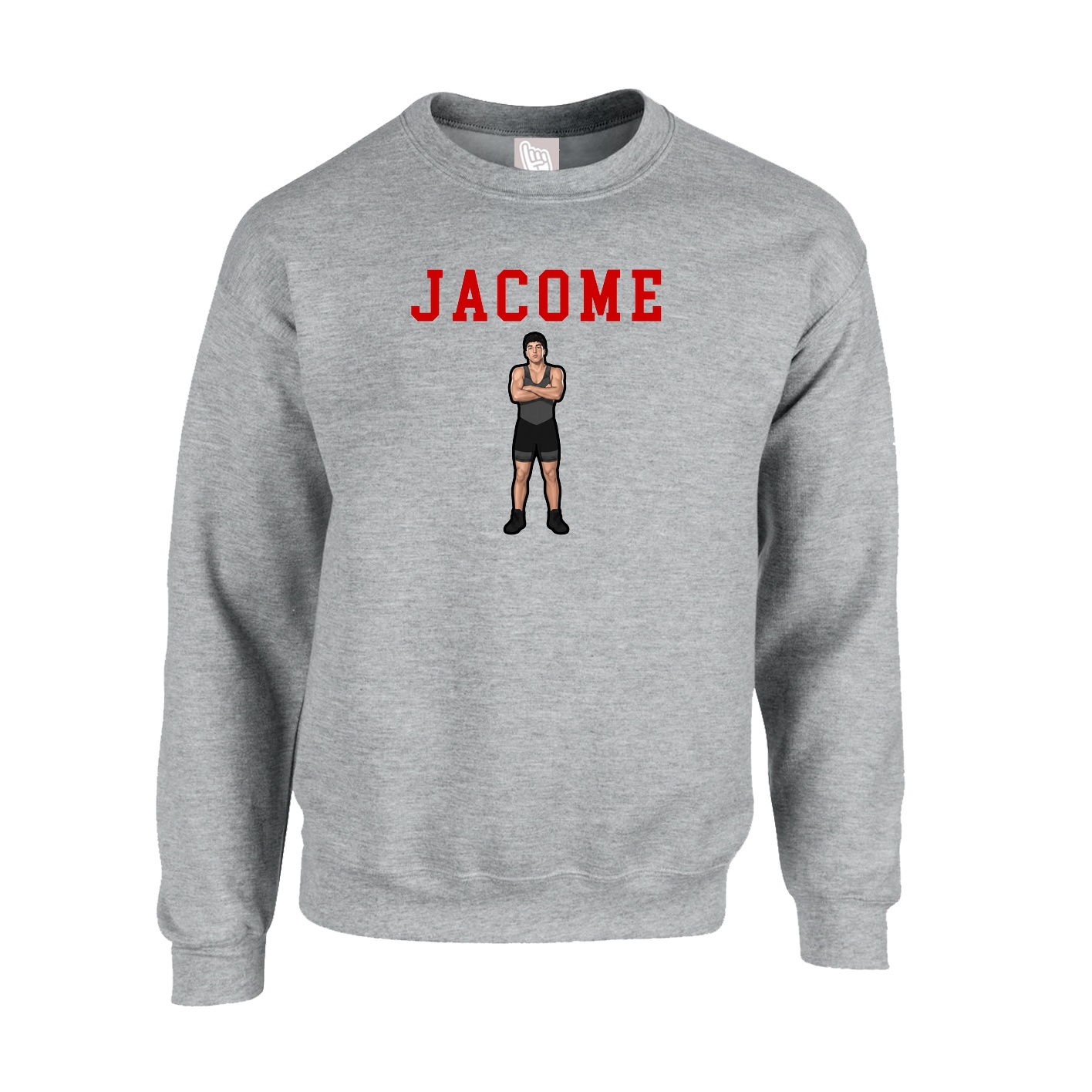 Fleece Crew — Shirsey in Grey