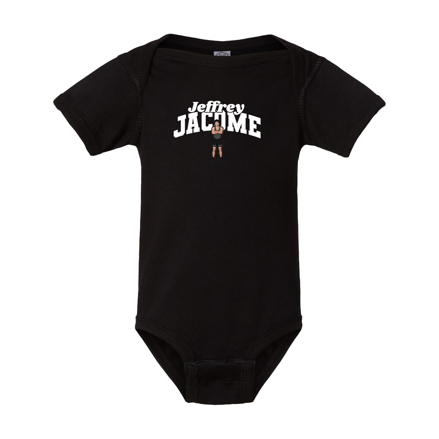 Baby Onesie — Signature Arch in Black