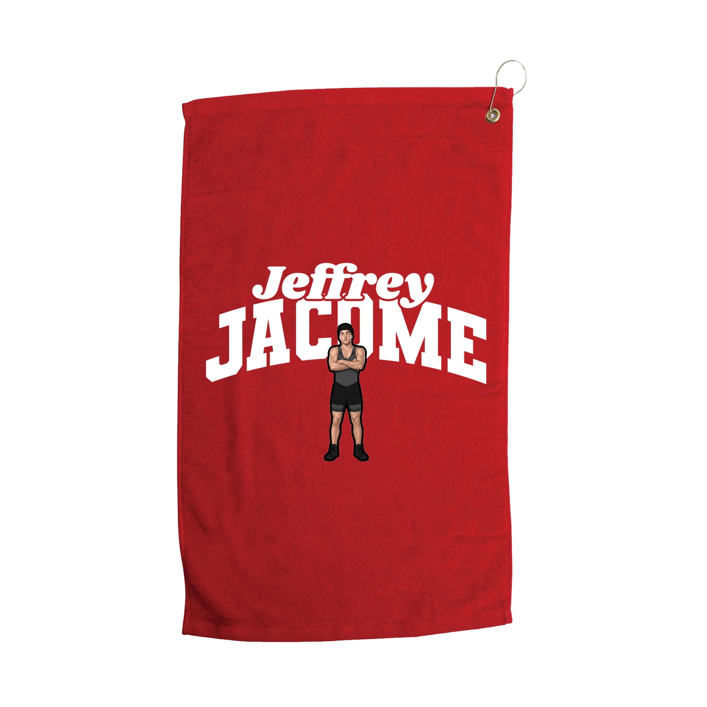 Golf Towel — Signature Arch in Red