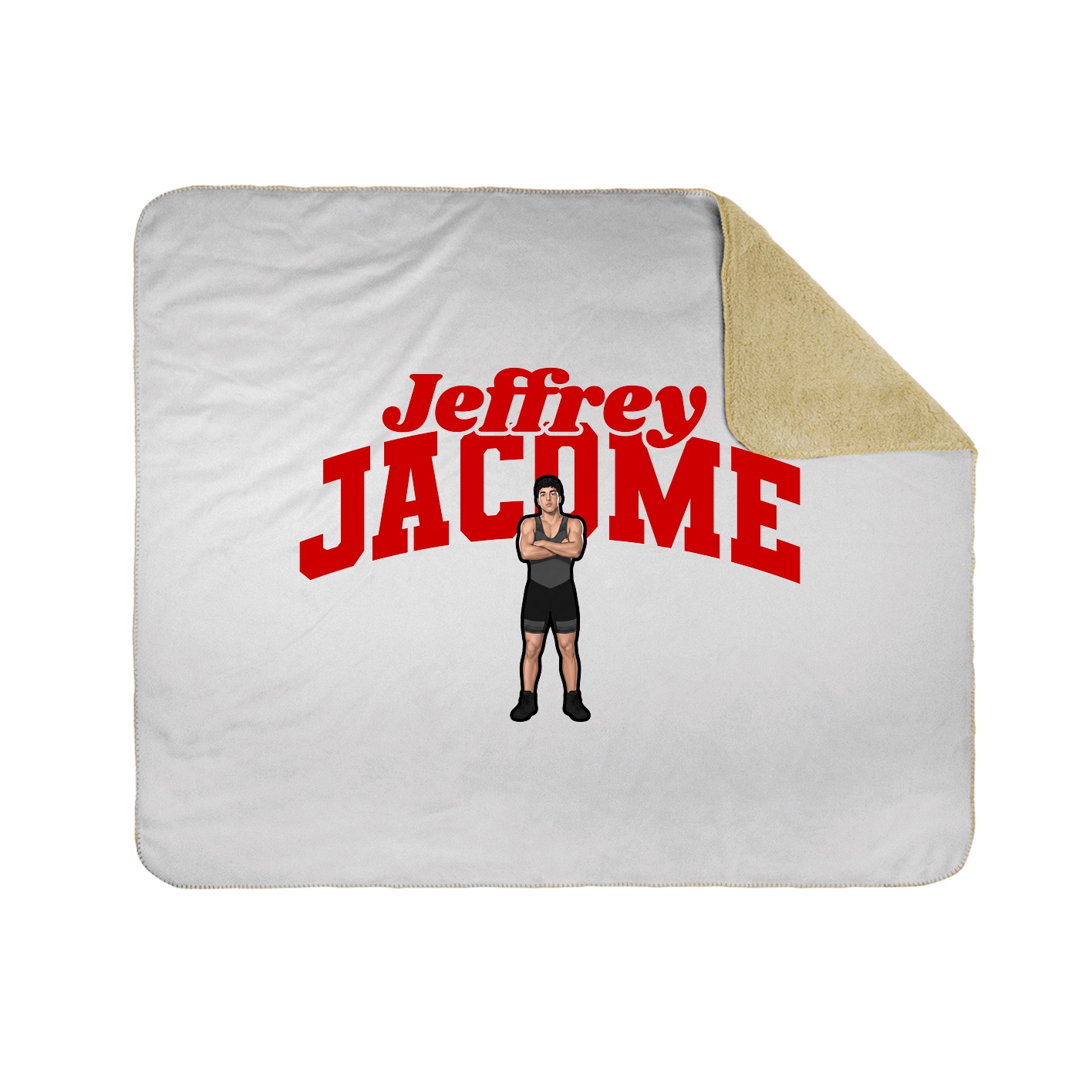 Throw Blanket — Signature Arch in White