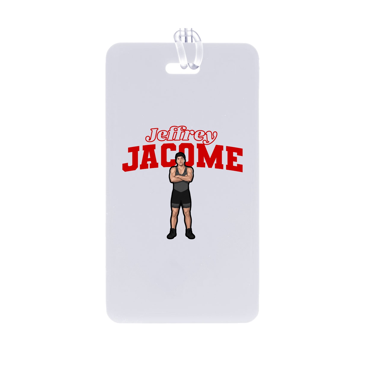 Bag Tag — Name Arch in Classic