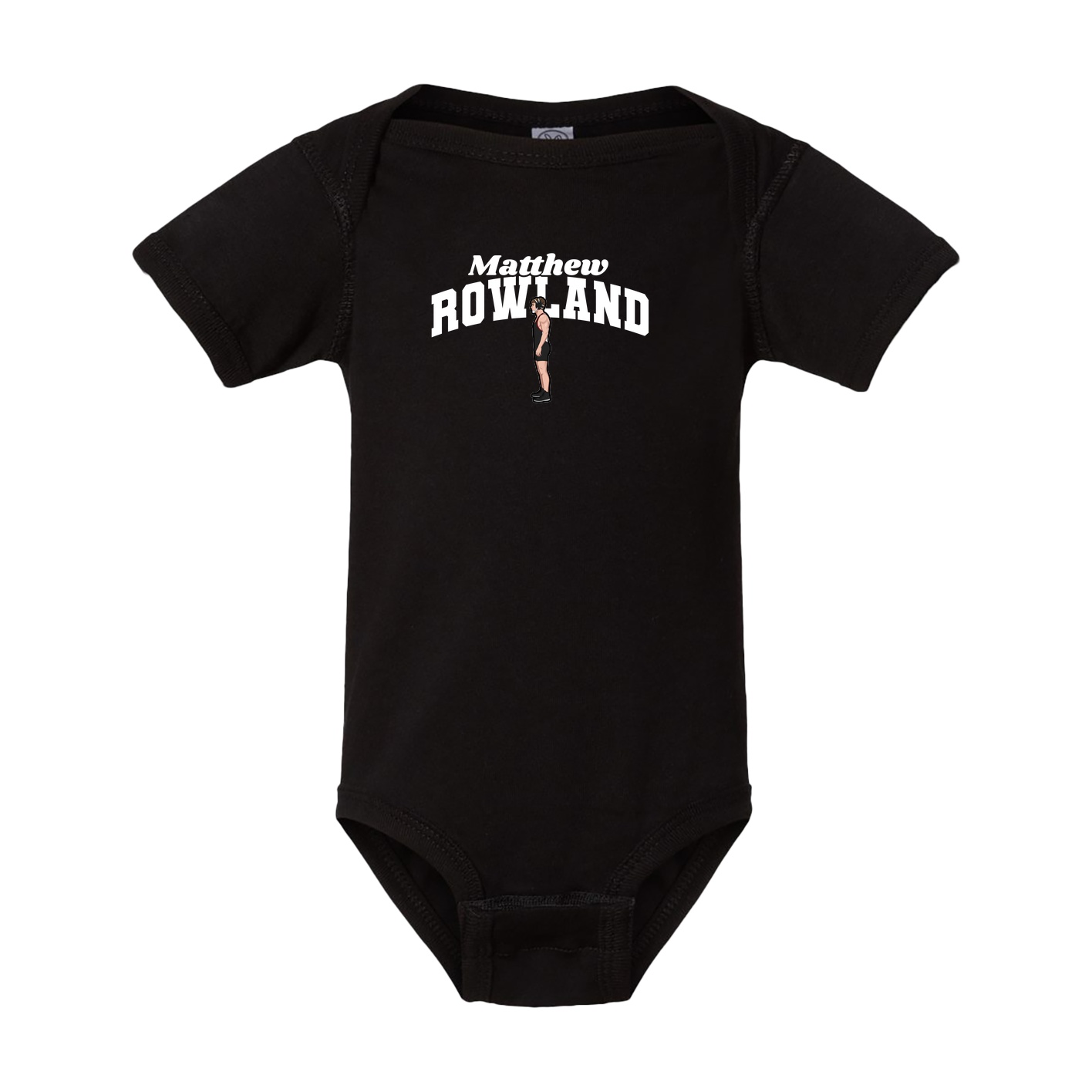 Baby Onesie — Signature Arch in Black
