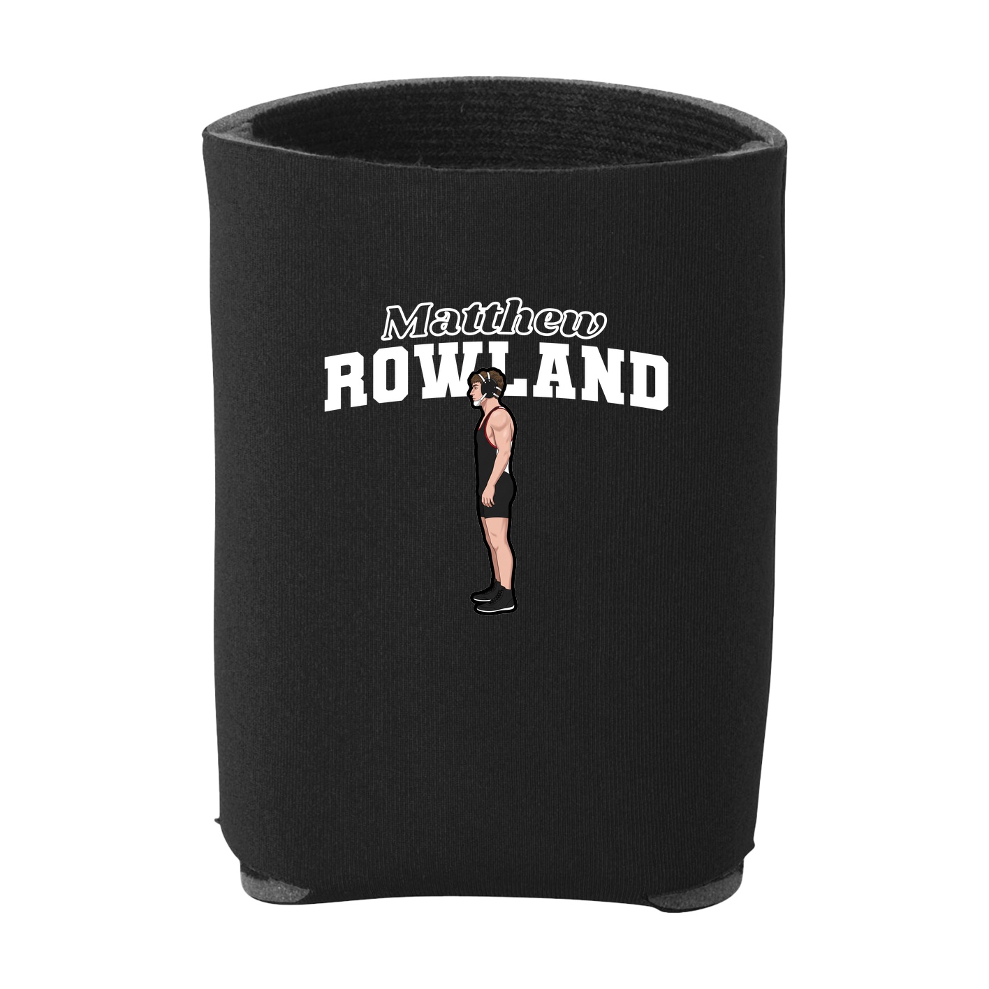 Can Holder — Name Arch in Black