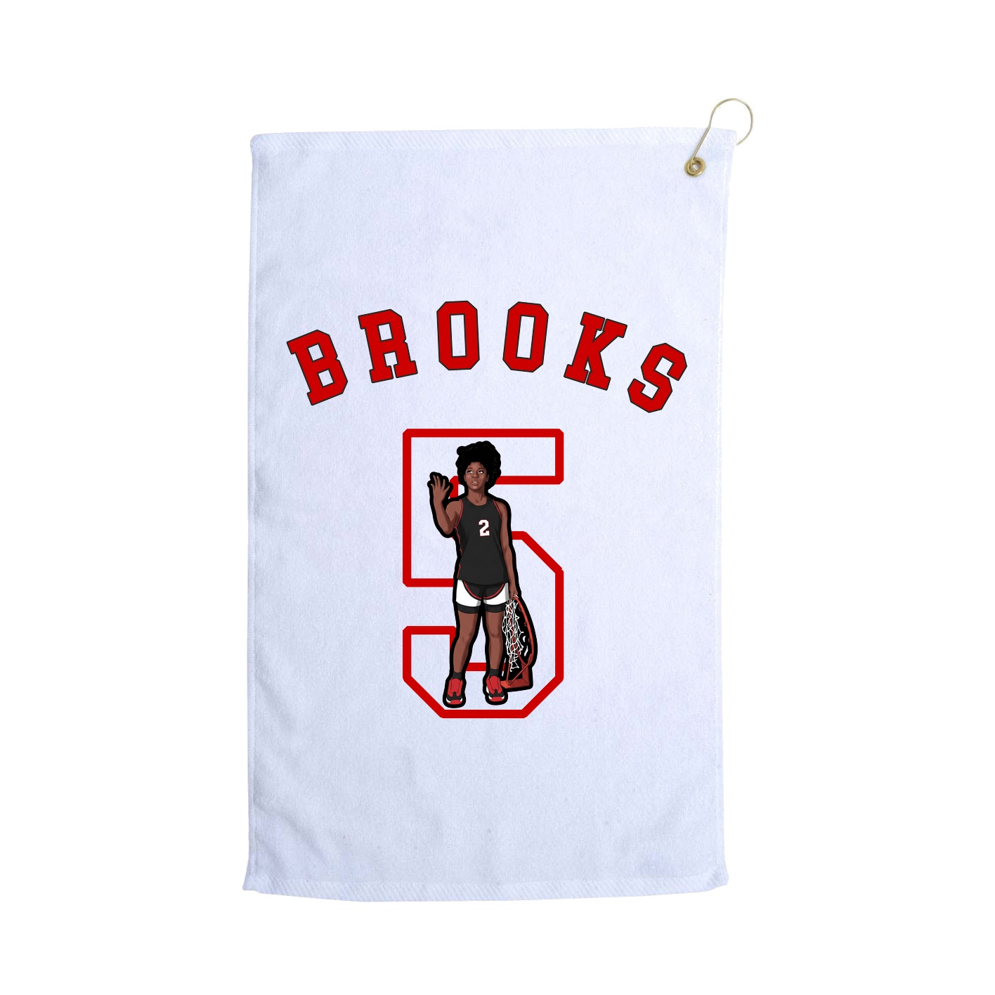 Golf Towel — Shirsey Arch in White