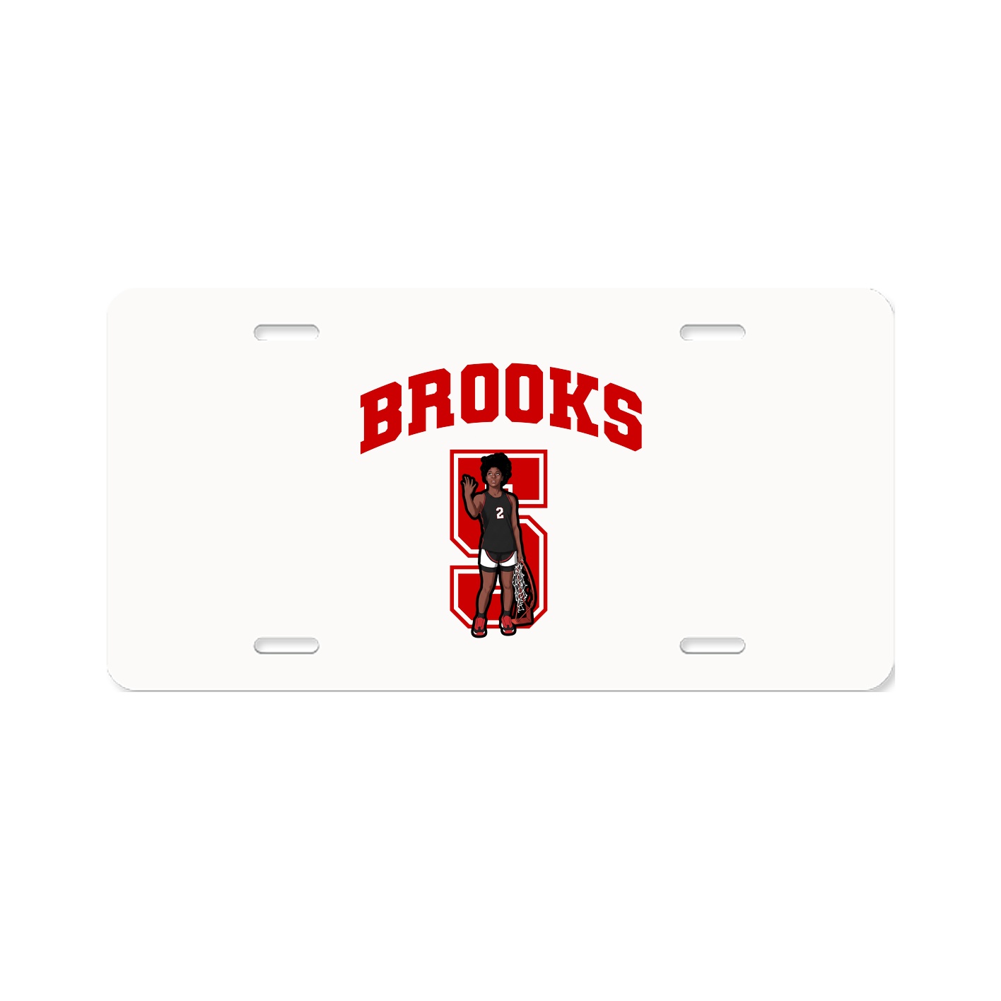 License Plate — Number in Classic