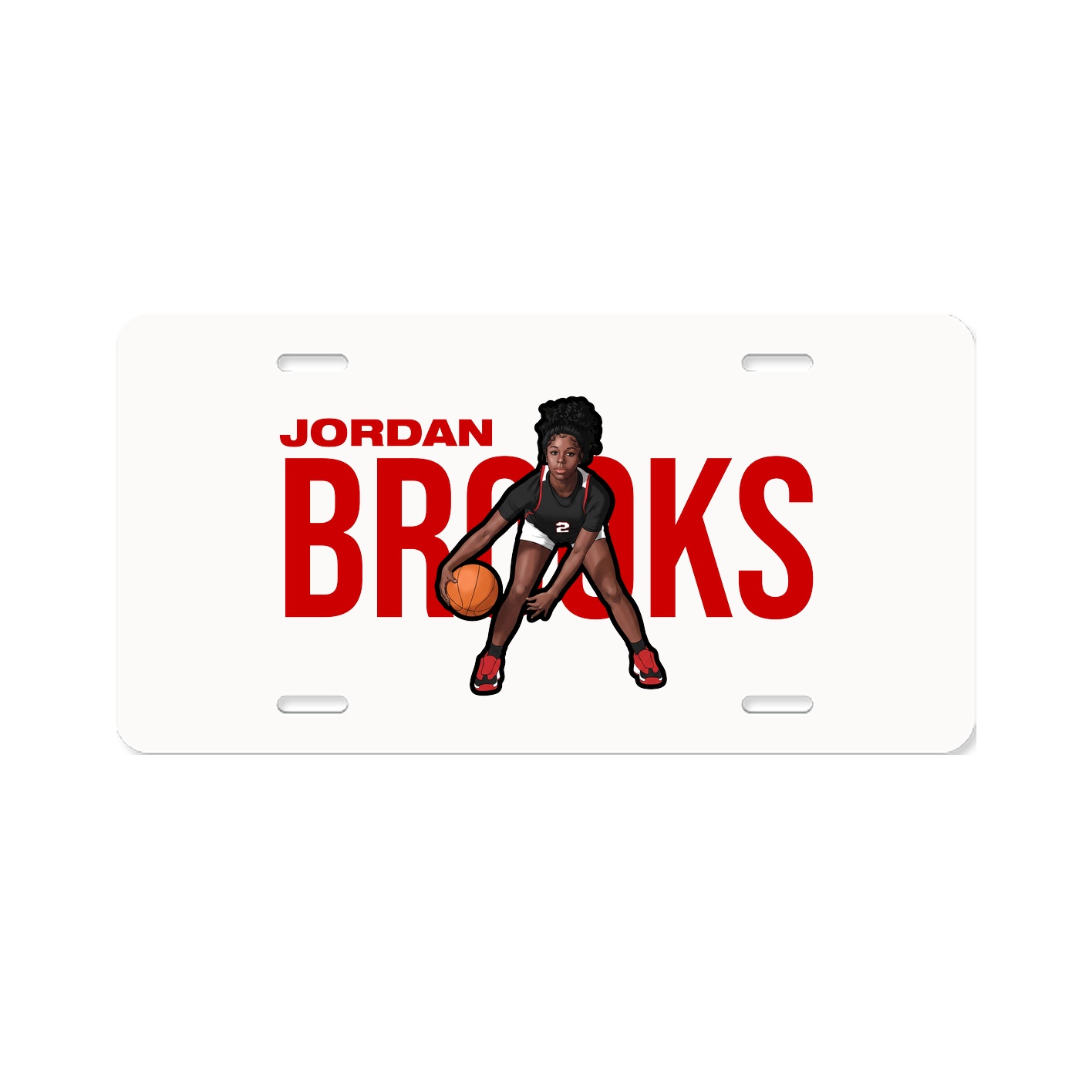 License Plate — Player Name in Classic