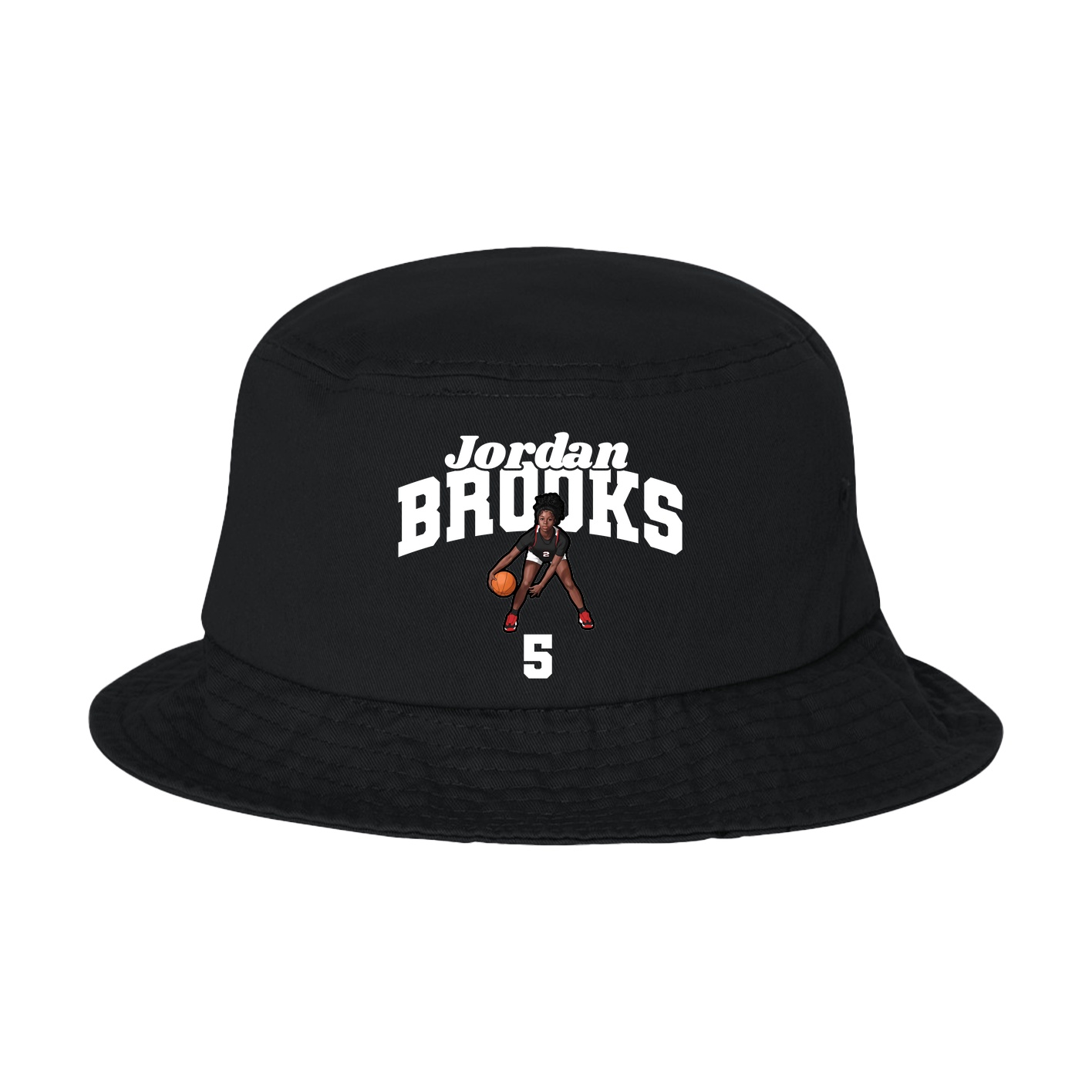 Bucket Cap — Signature Arch in Black