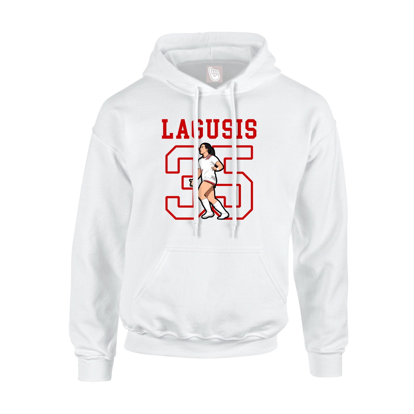 Youth Hoodie — Shirsey in White