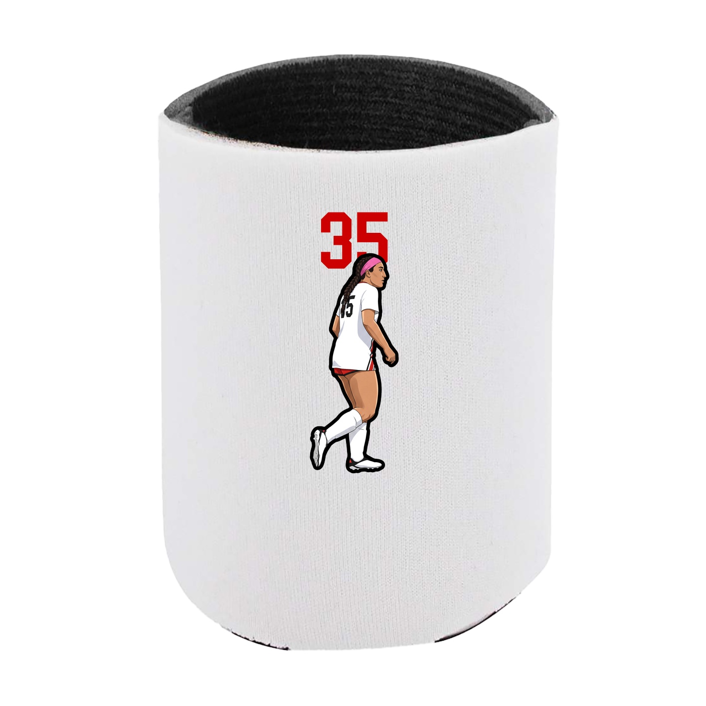 Can Holder — Number Top in White