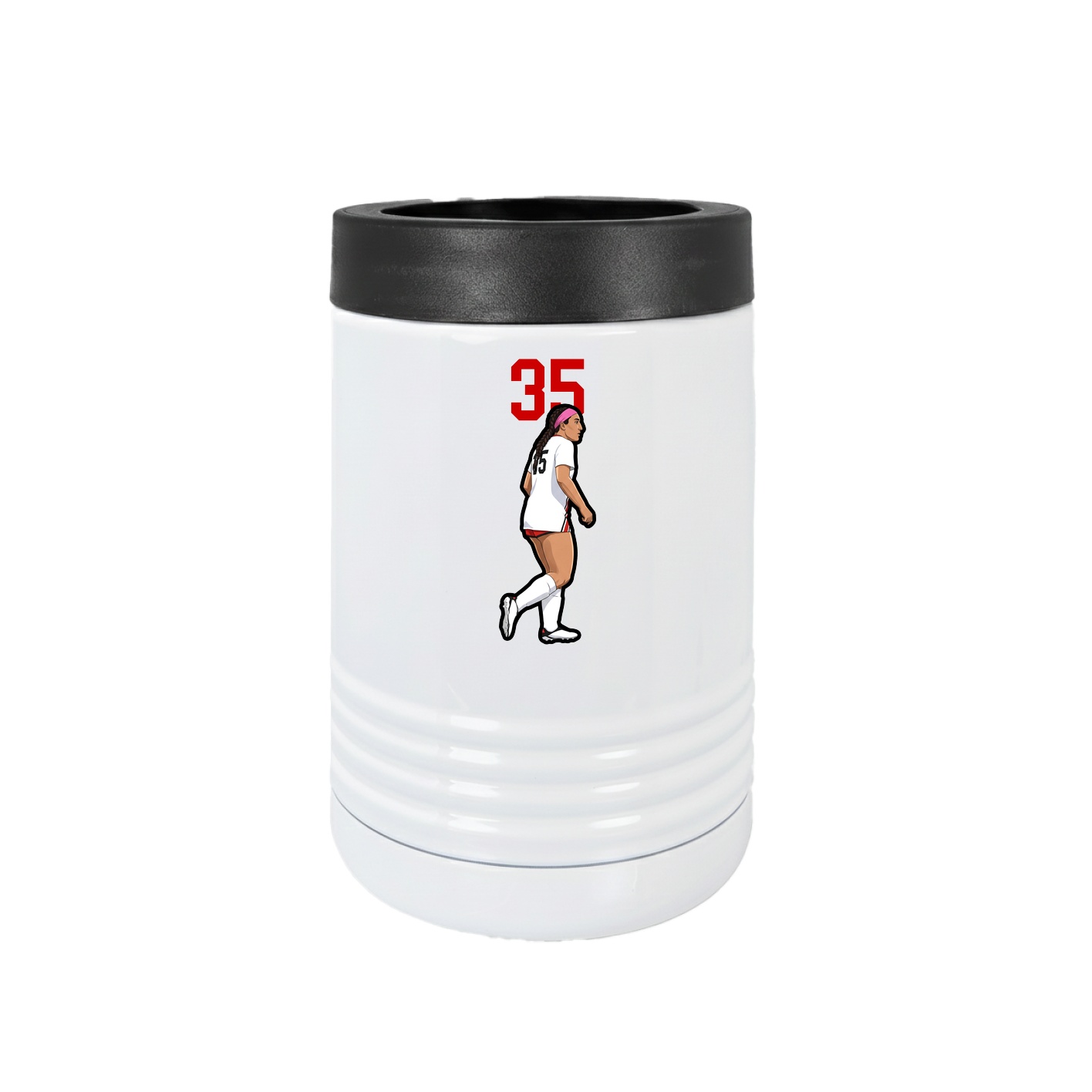 Beverage Holder — Number Top in White