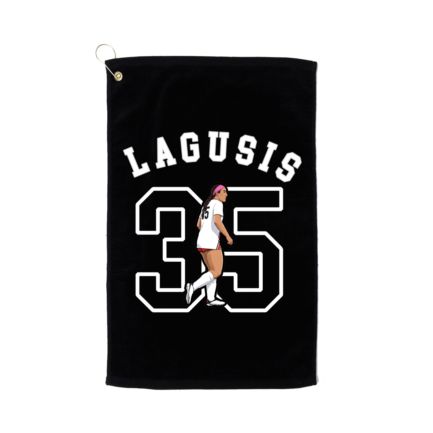Golf Towel — Shirsey Arch in Black