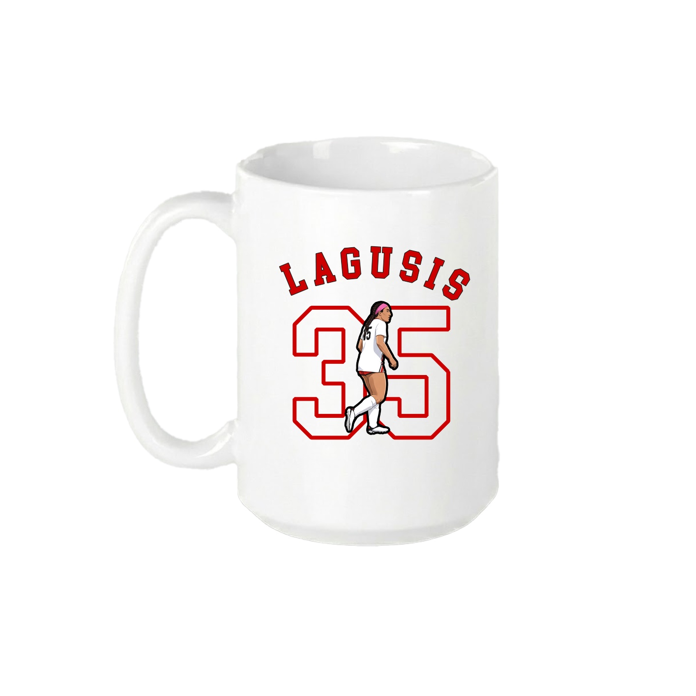 15oz Coffee Mug — Shirsey Arch in White
