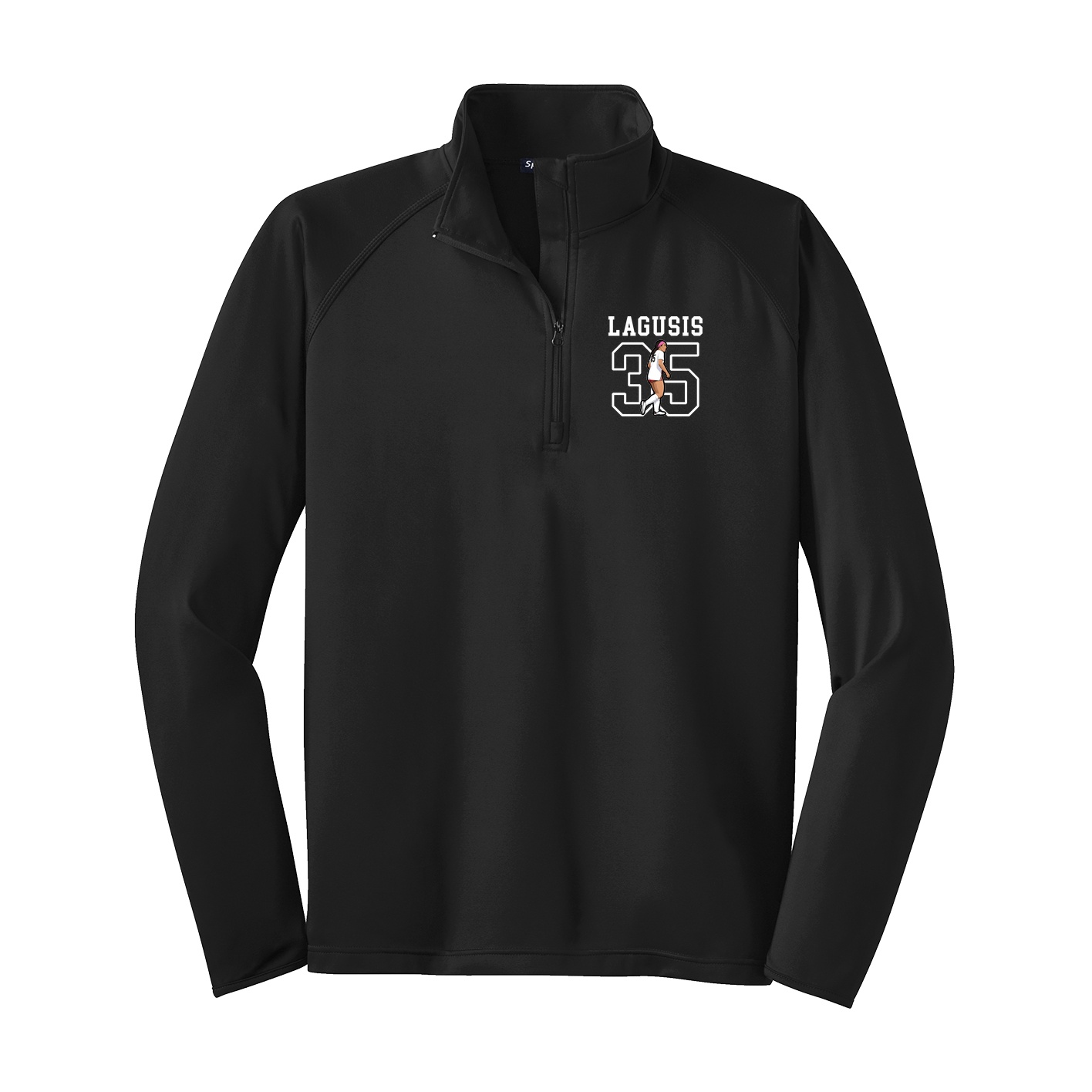 Q-Zip Pullover — Shirsey in Black