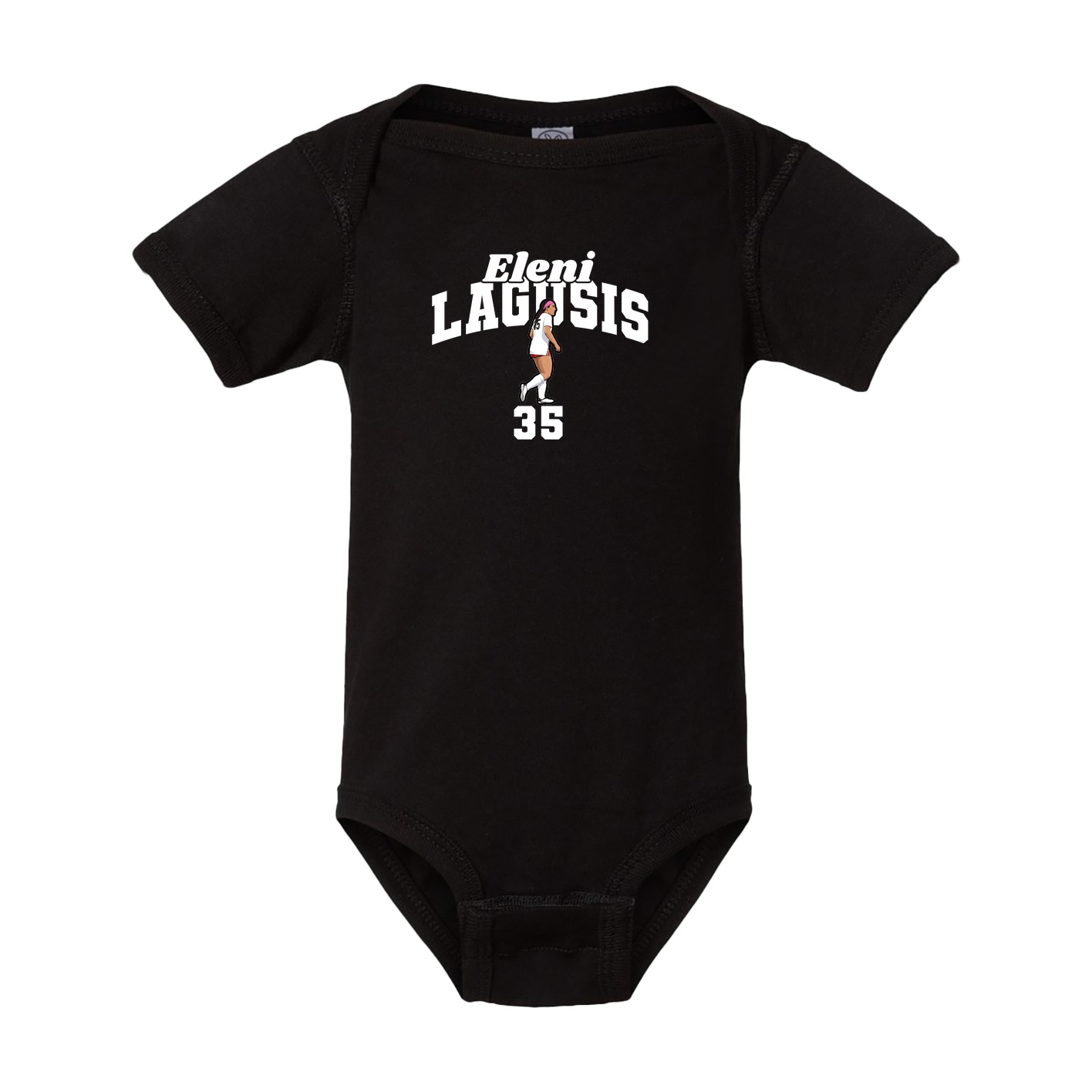 Baby Onesie — Signature Arch in Black