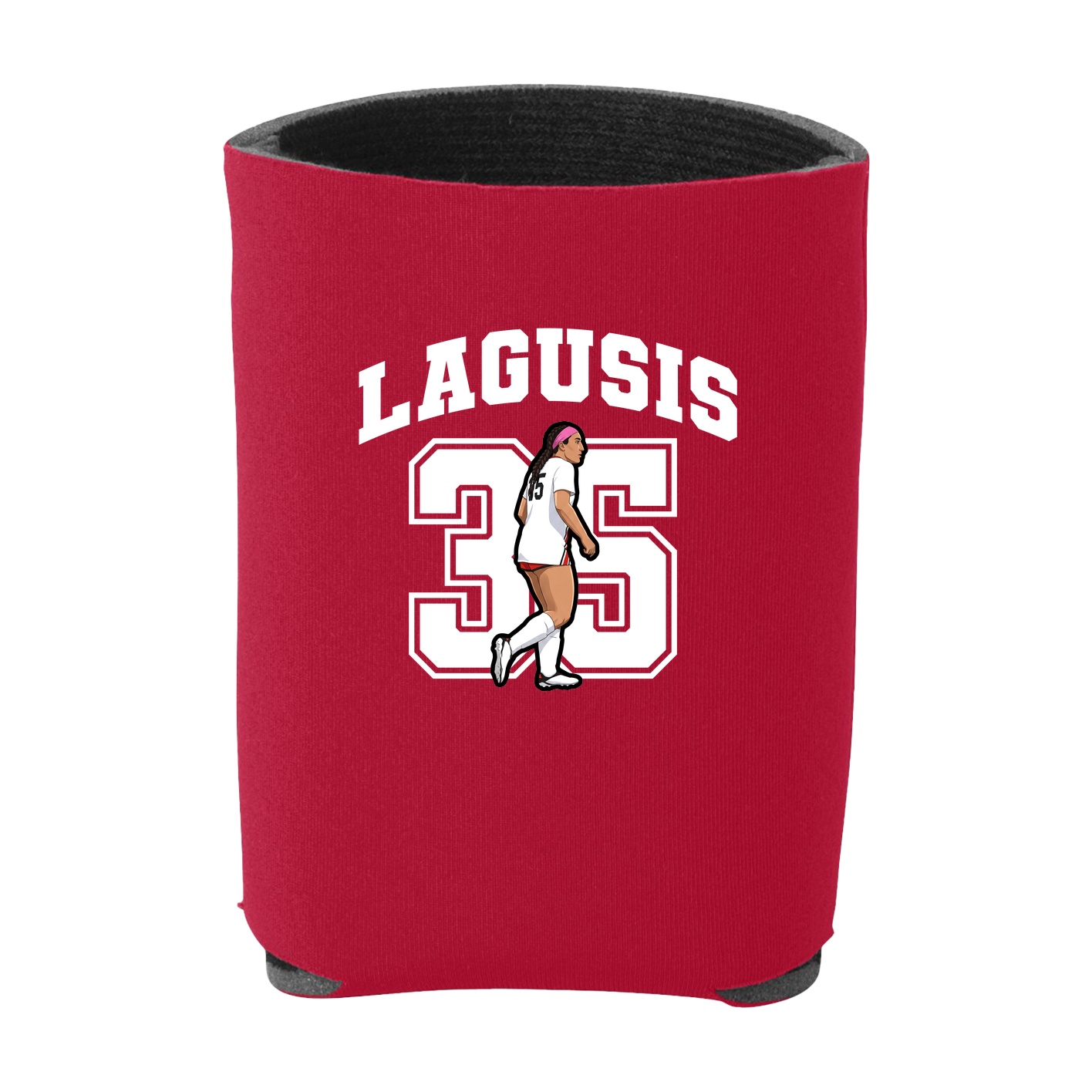Can Holder — Number in Red
