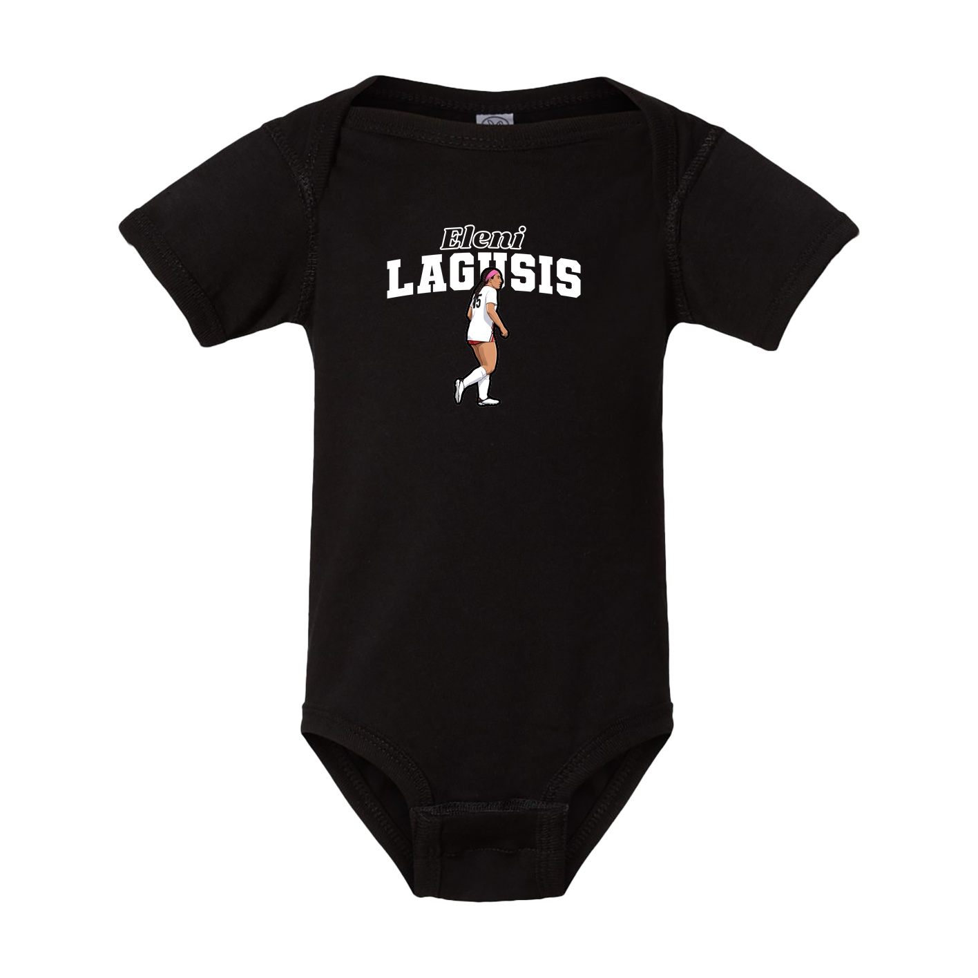 Baby Onesie — Name Arch in Black