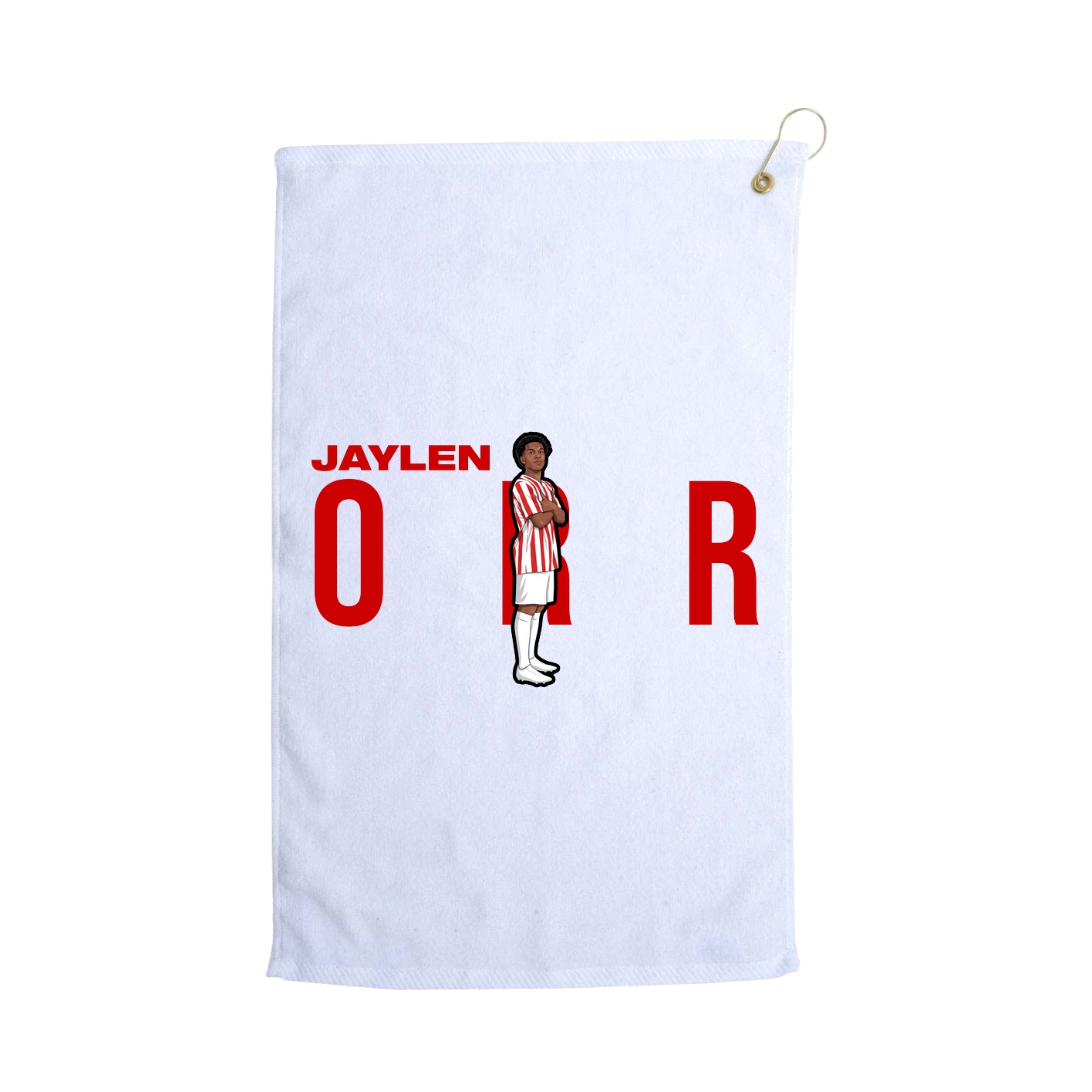 Golf Towel — Player Name in White