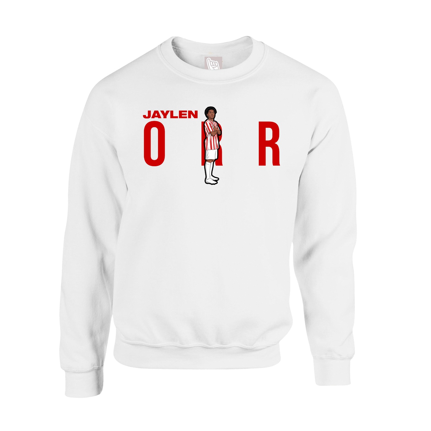 Fleece Crew — Player Name in White
