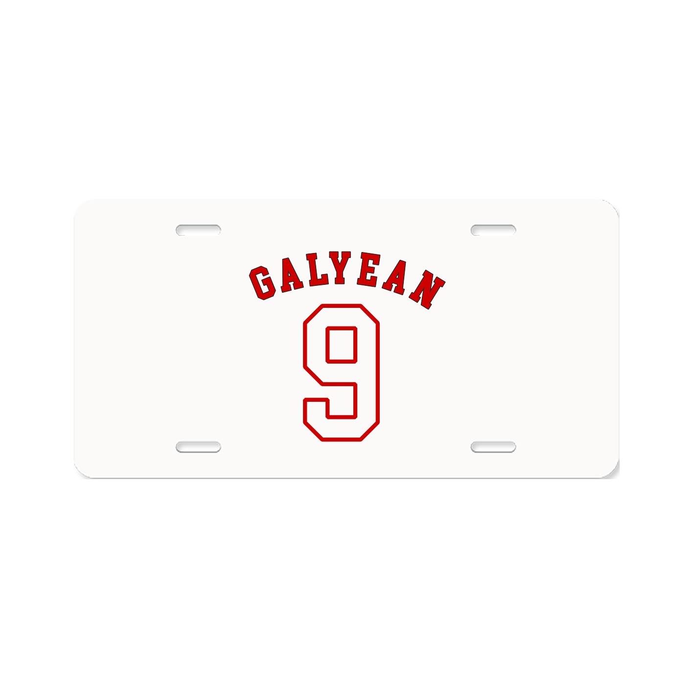 License Plate — Shirsey Arch in Classic