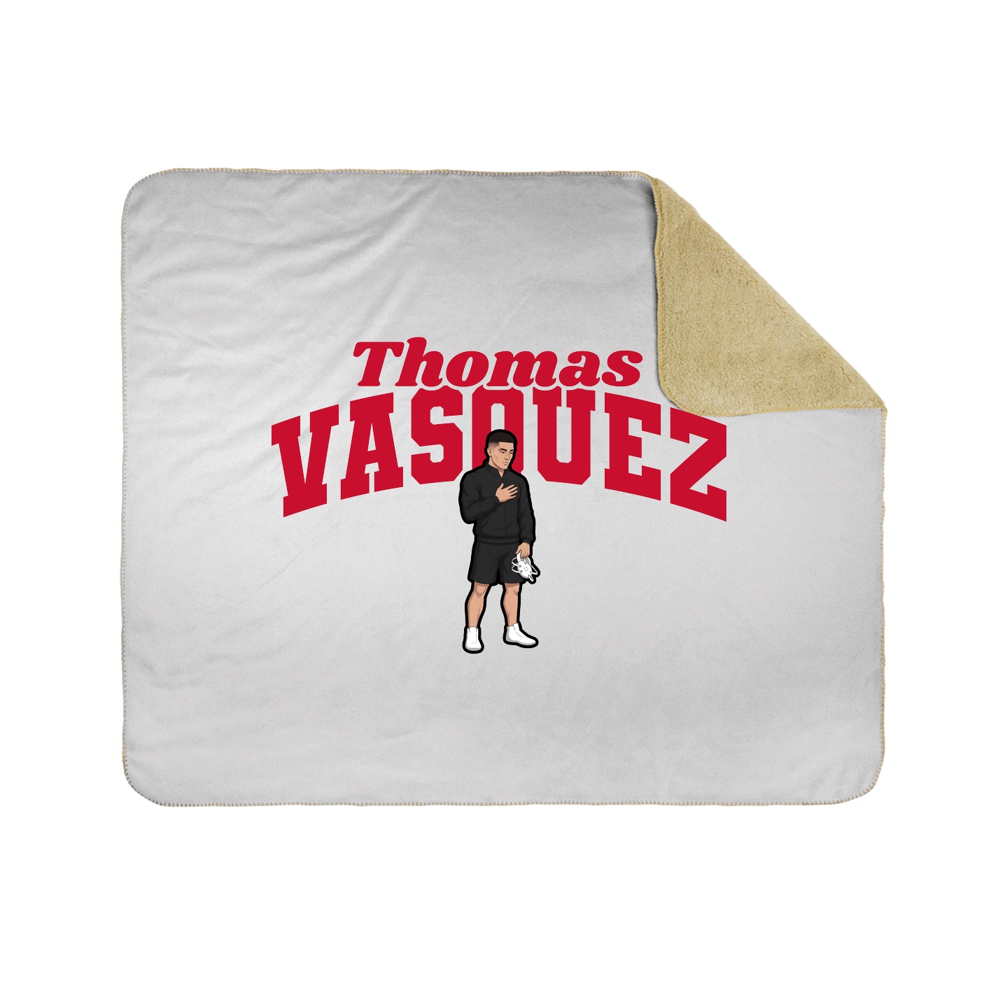 Throw Blanket — Signature Arch in White