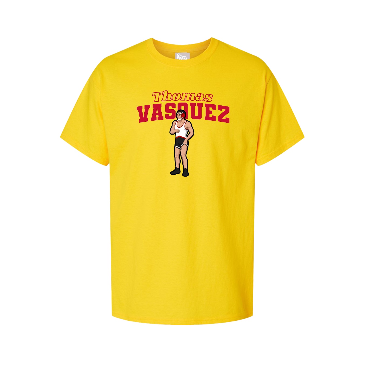 Youth Tee — Name Arch in Gold