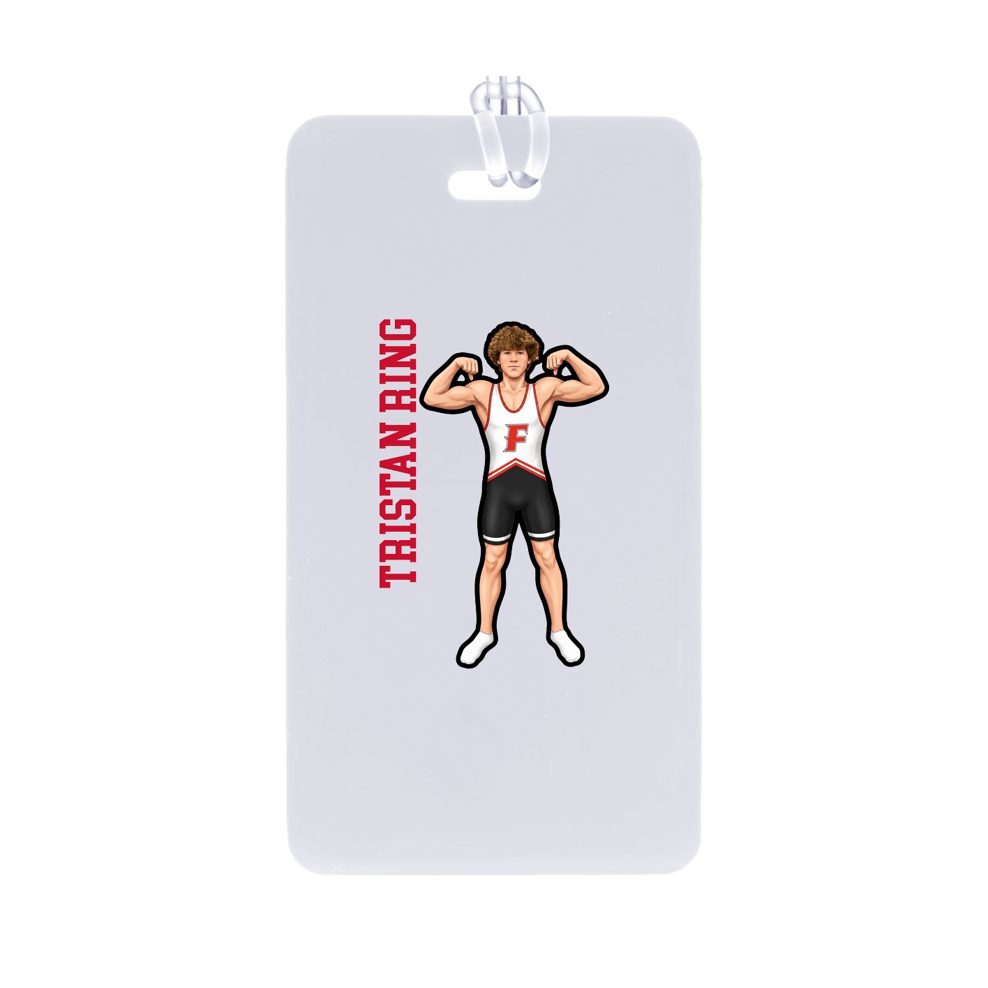 Bag Tag — Name Vertical in Classic