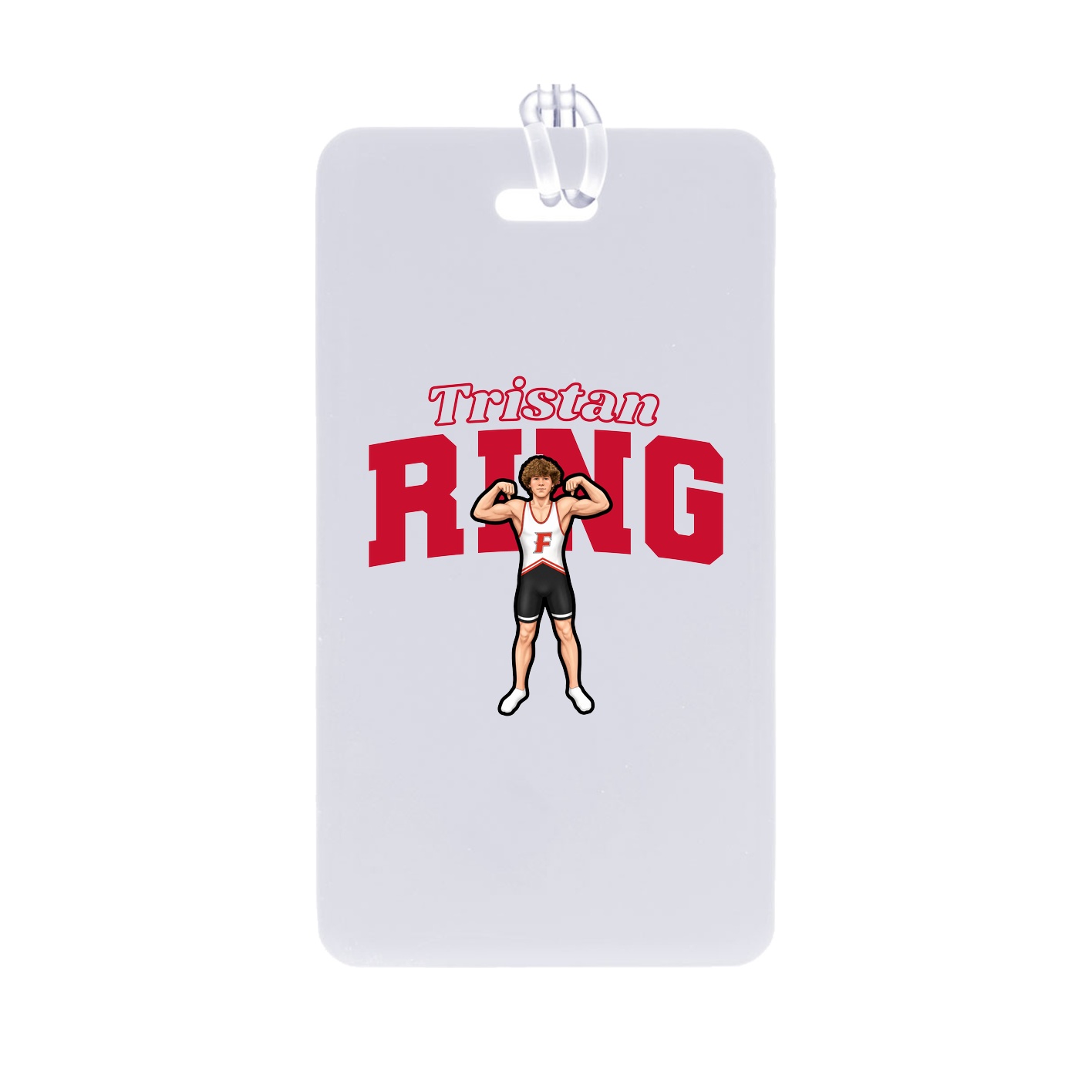 Bag Tag — Name Arch in Classic