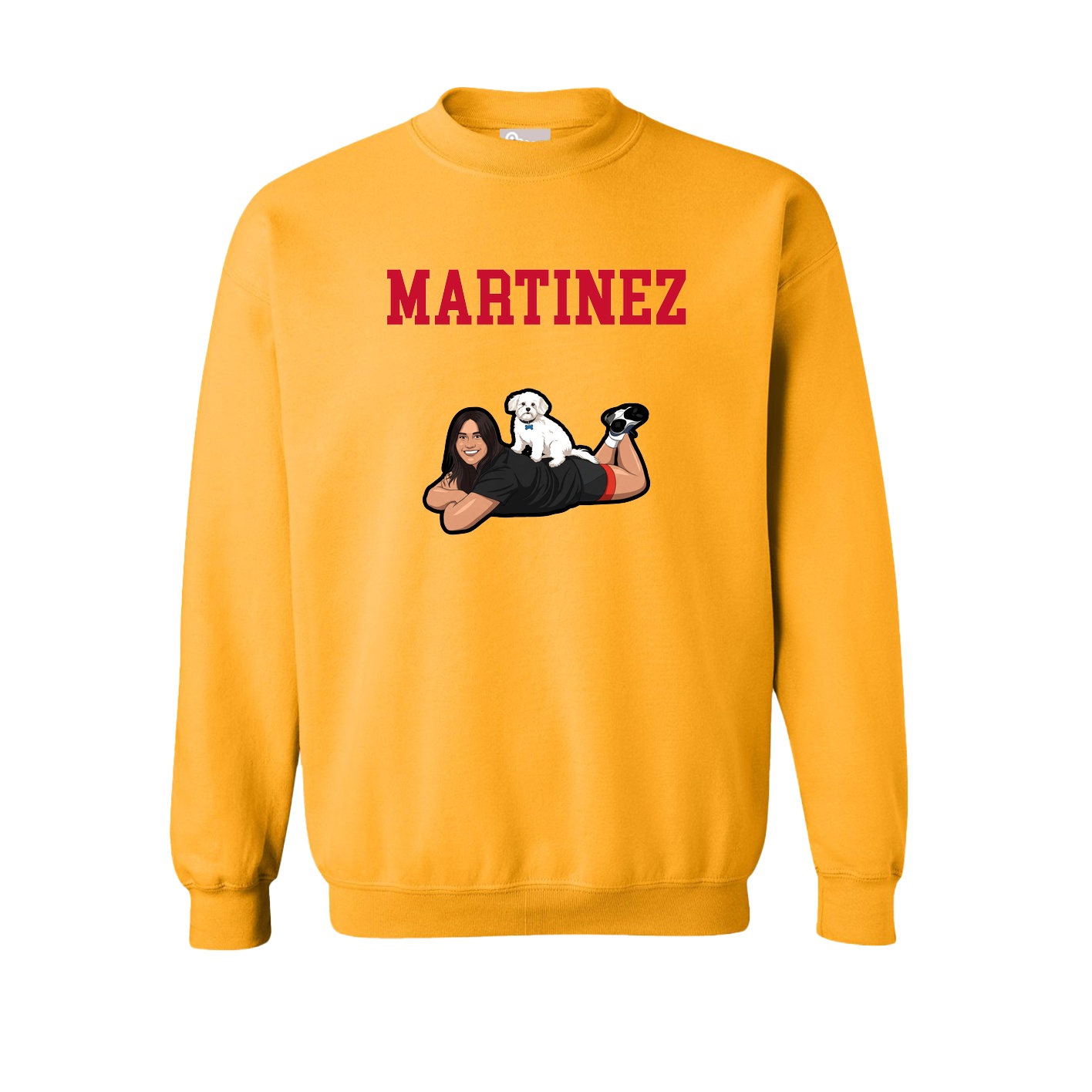 Fleece Crew — Shirsey in Gold