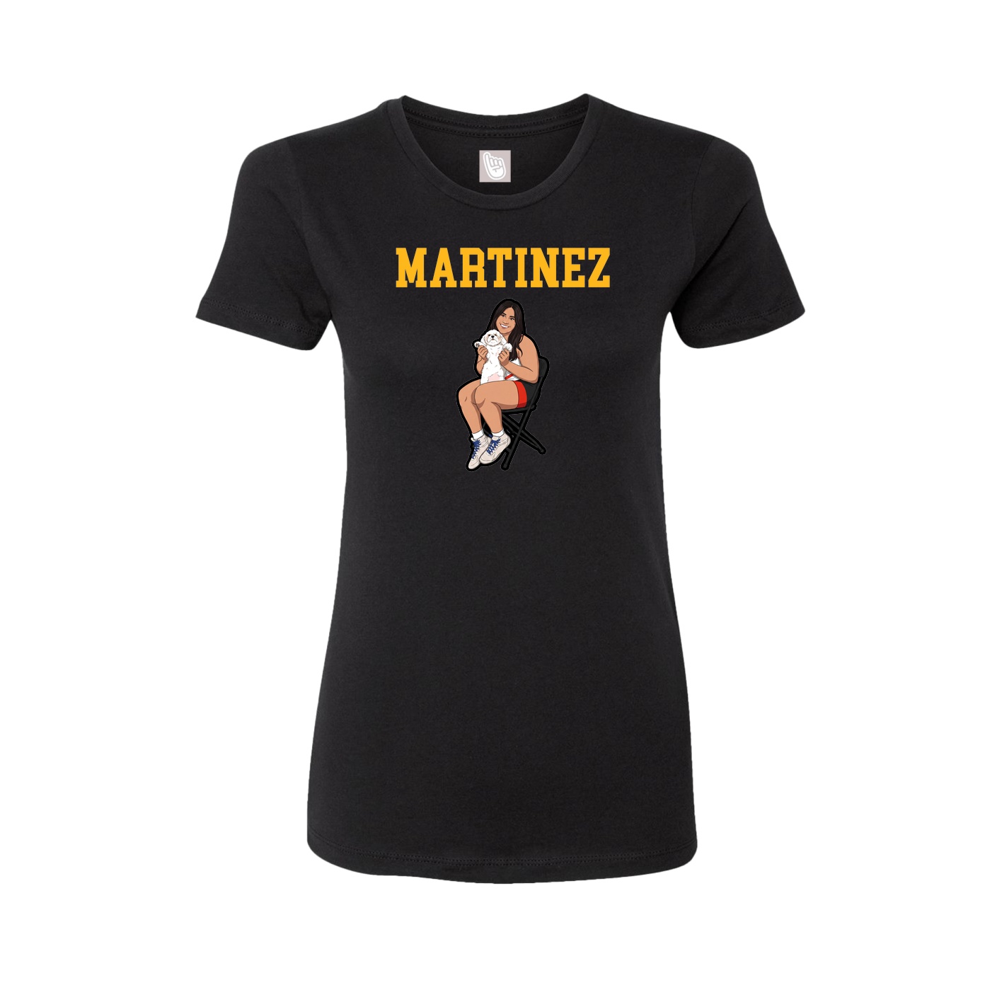 Fitted Women's Tee — Shirsey in Black