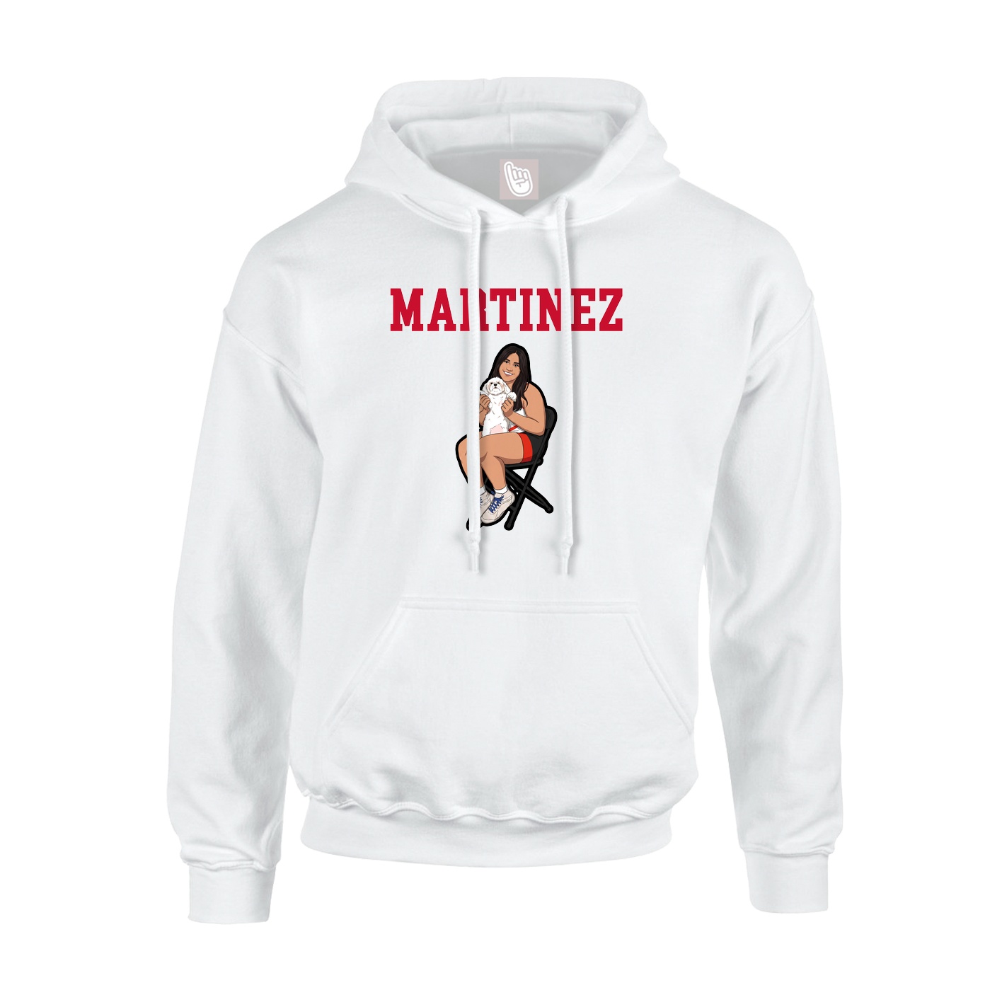 Hoodie — Shirsey in White