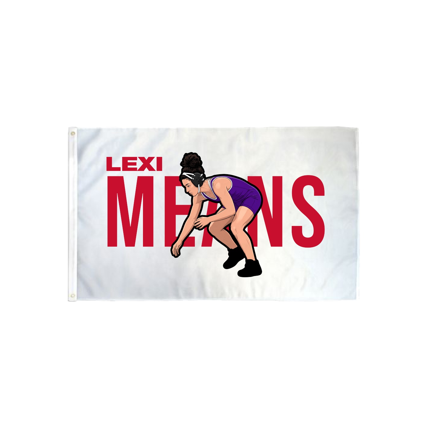3x5 Flag — Player Name in Classic