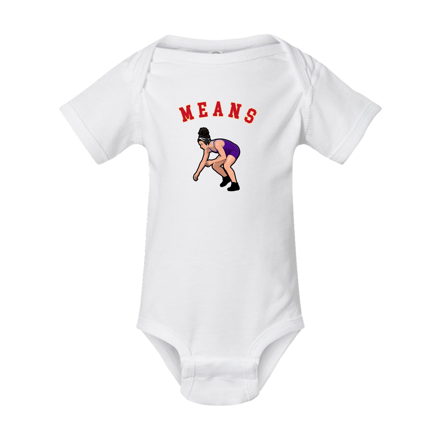 Baby Onesie — Shirsey Arch in White