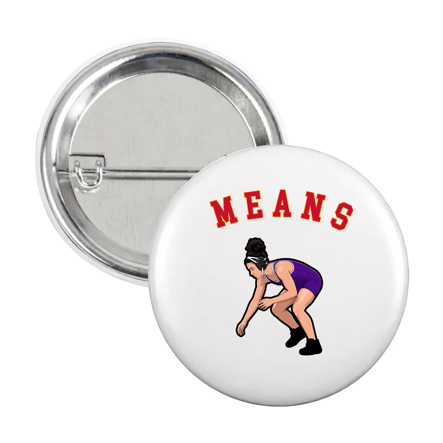 Game Day Button — Shirsey Arch in White