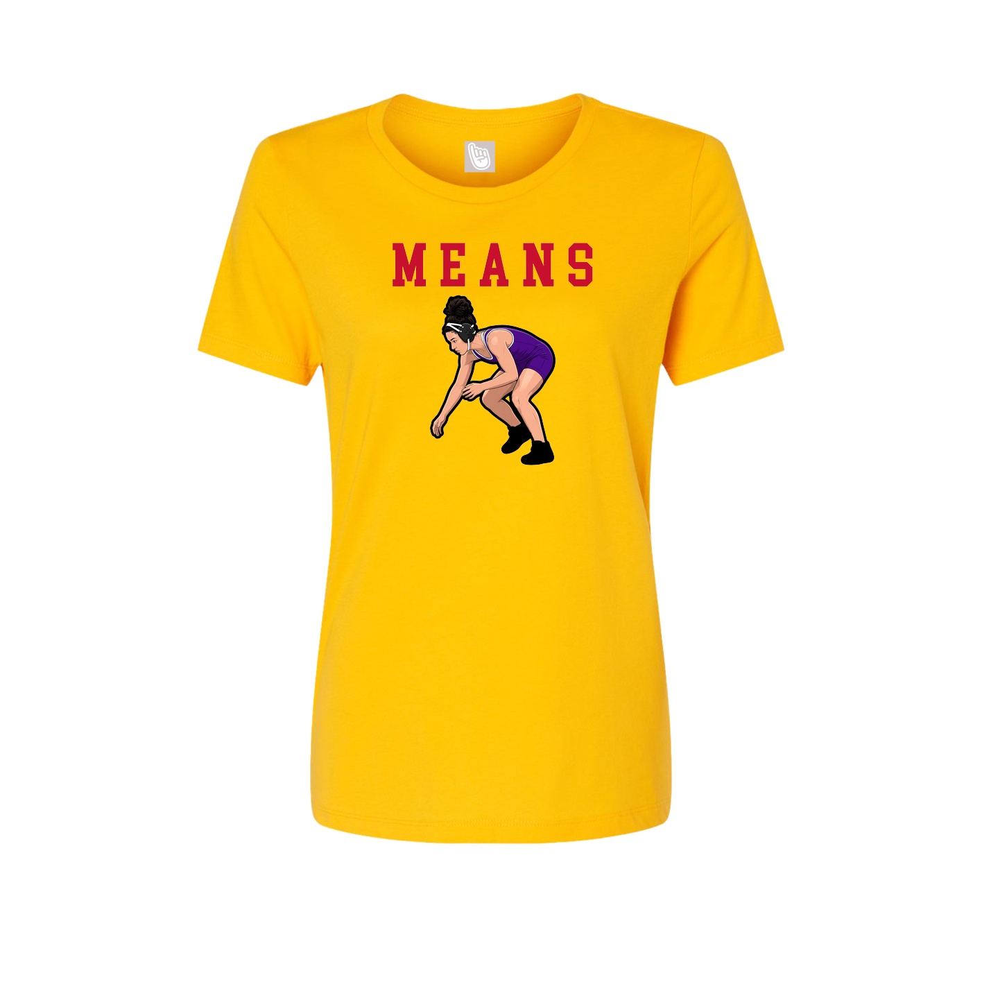 Fitted Women's Tee — Shirsey in Gold
