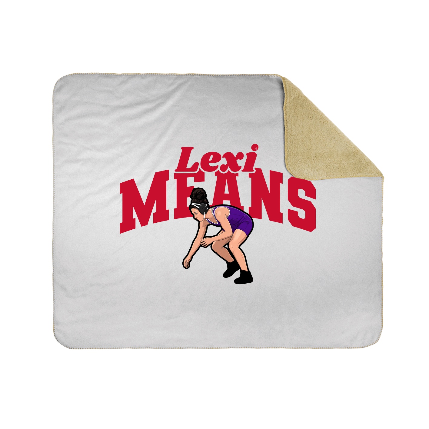 Throw Blanket — Signature Arch in White