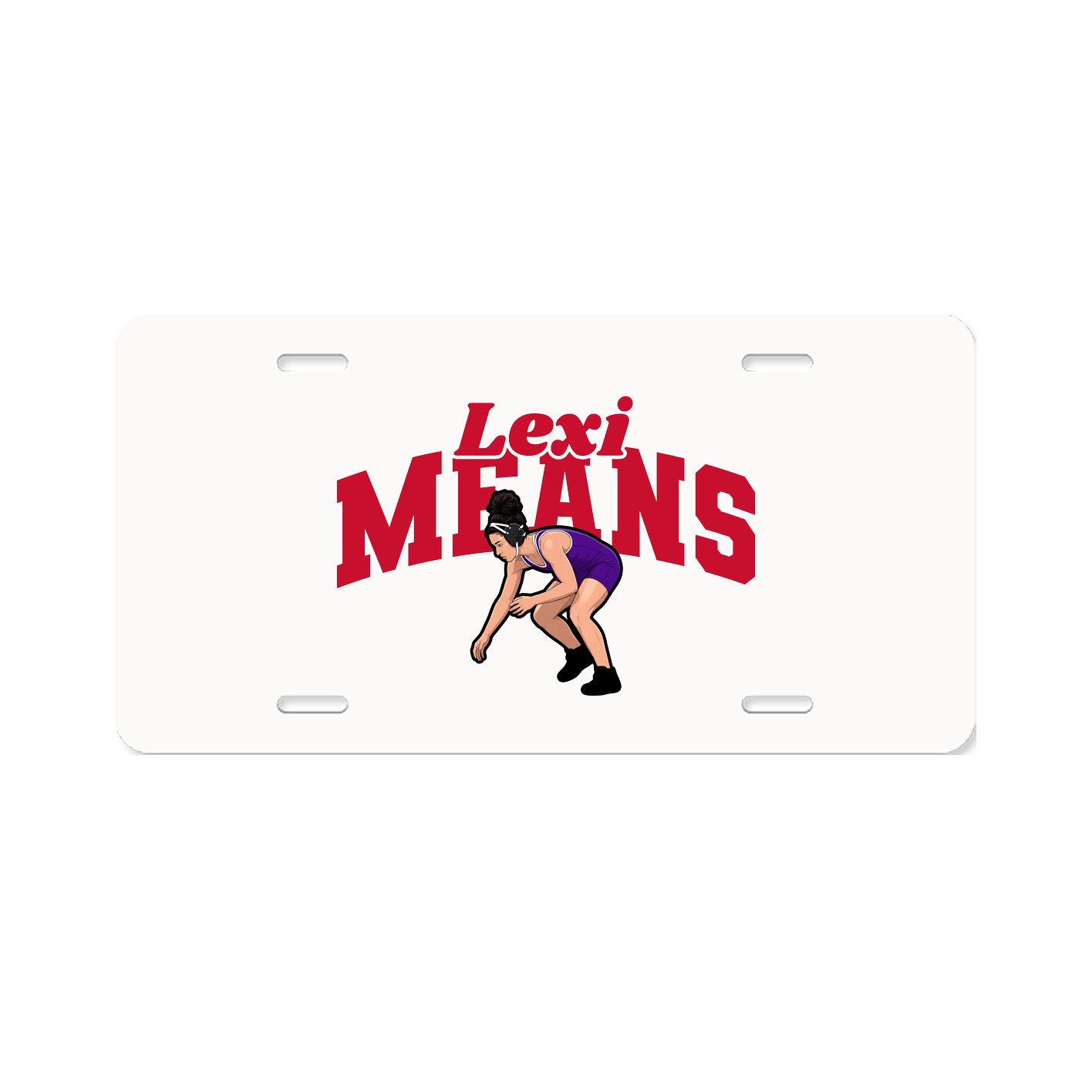 License Plate — Signature Arch in Classic