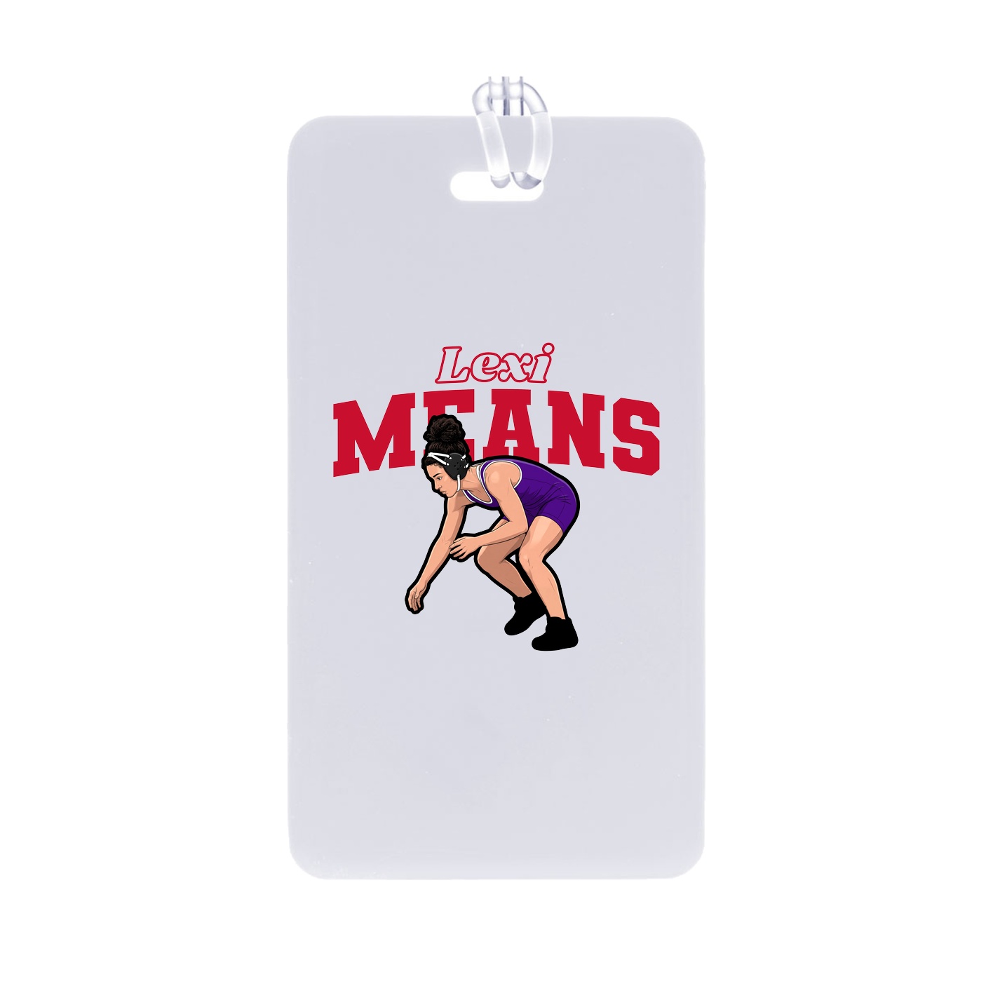 Bag Tag — Name Arch in Classic
