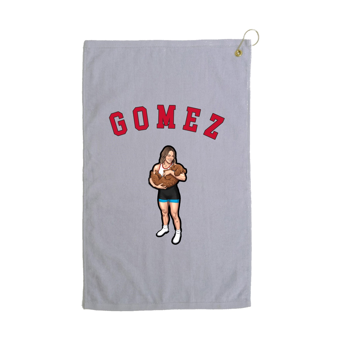 Golf Towel — Shirsey Arch in Grey